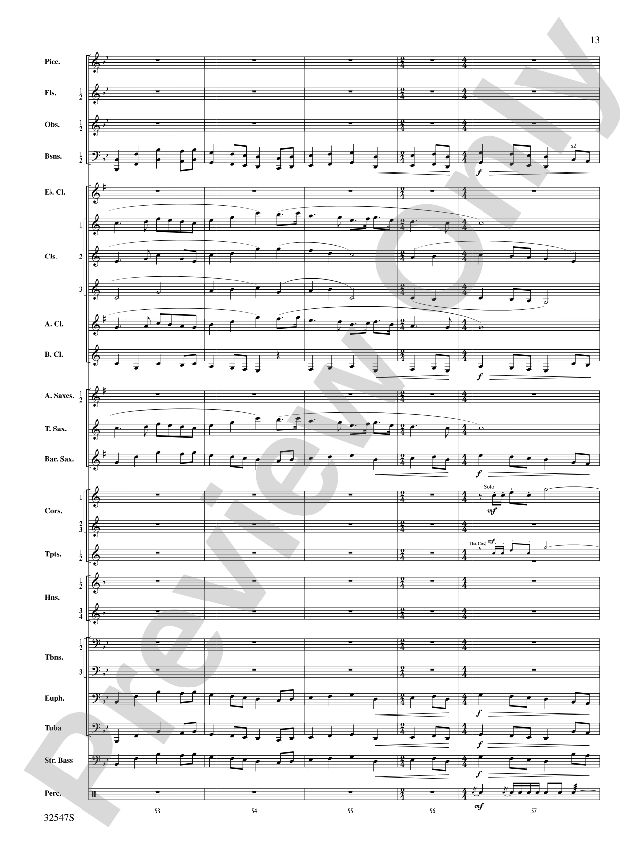The Minstrel Boy (from the Irish Suite): Concert Band Conductor Score & Parts
