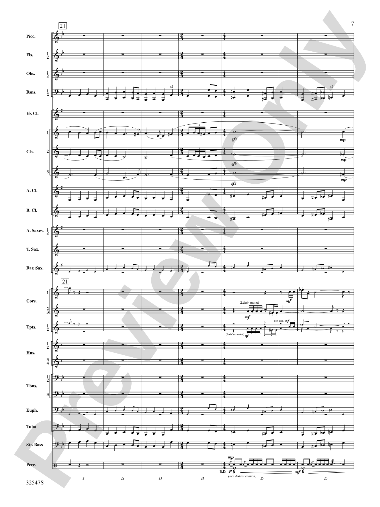 The Minstrel Boy (from the Irish Suite): Concert Band Conductor Score & Parts