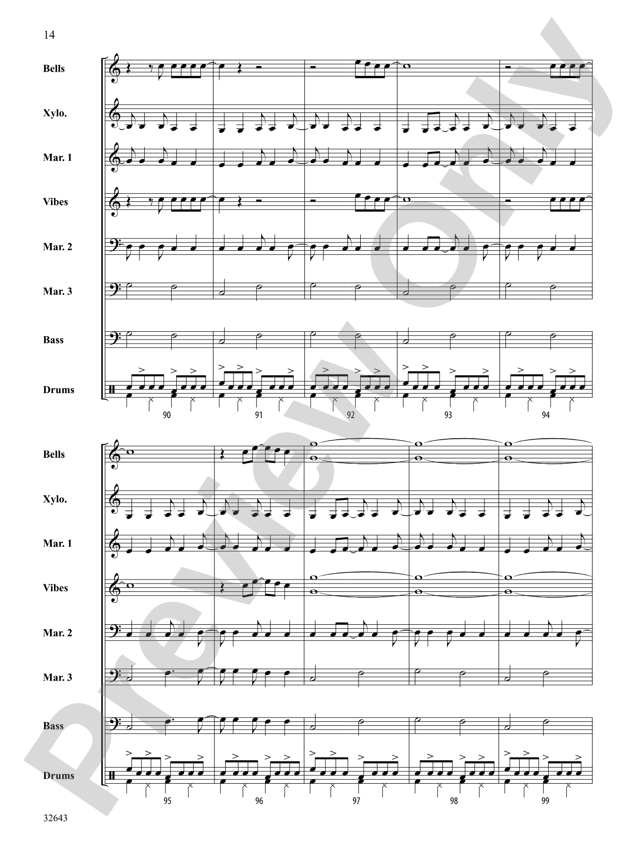 Fool in the Rain: Percussion Ensemble