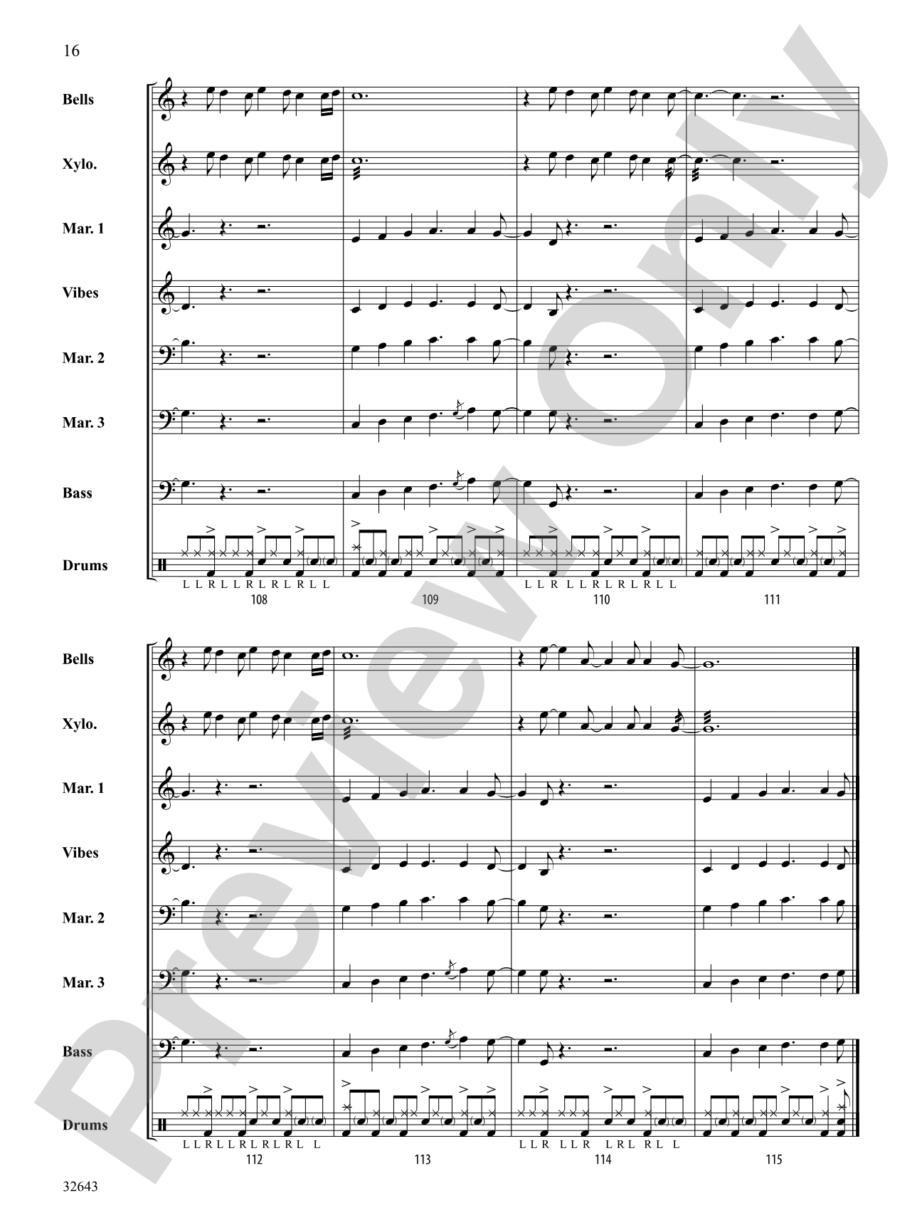 Fool in the Rain: Percussion Ensemble