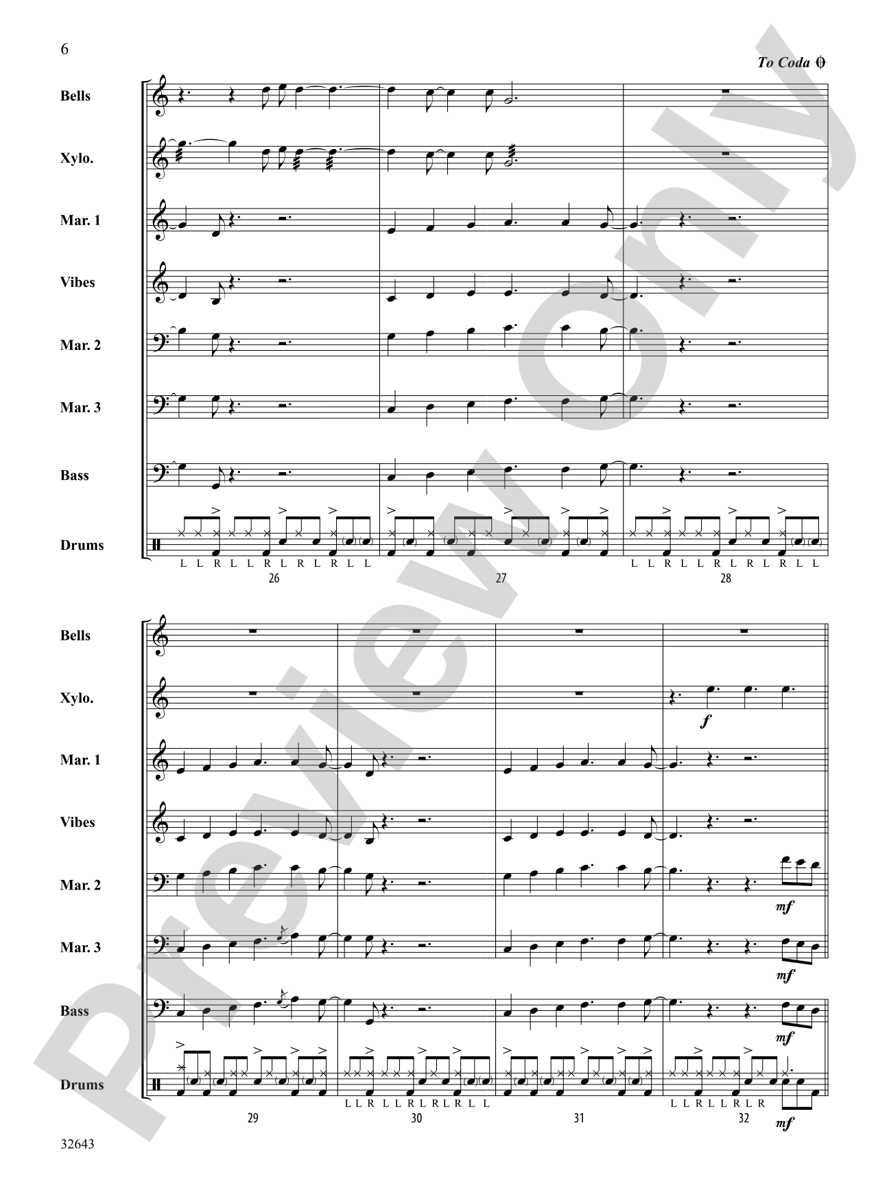 Fool in the Rain: Percussion Ensemble