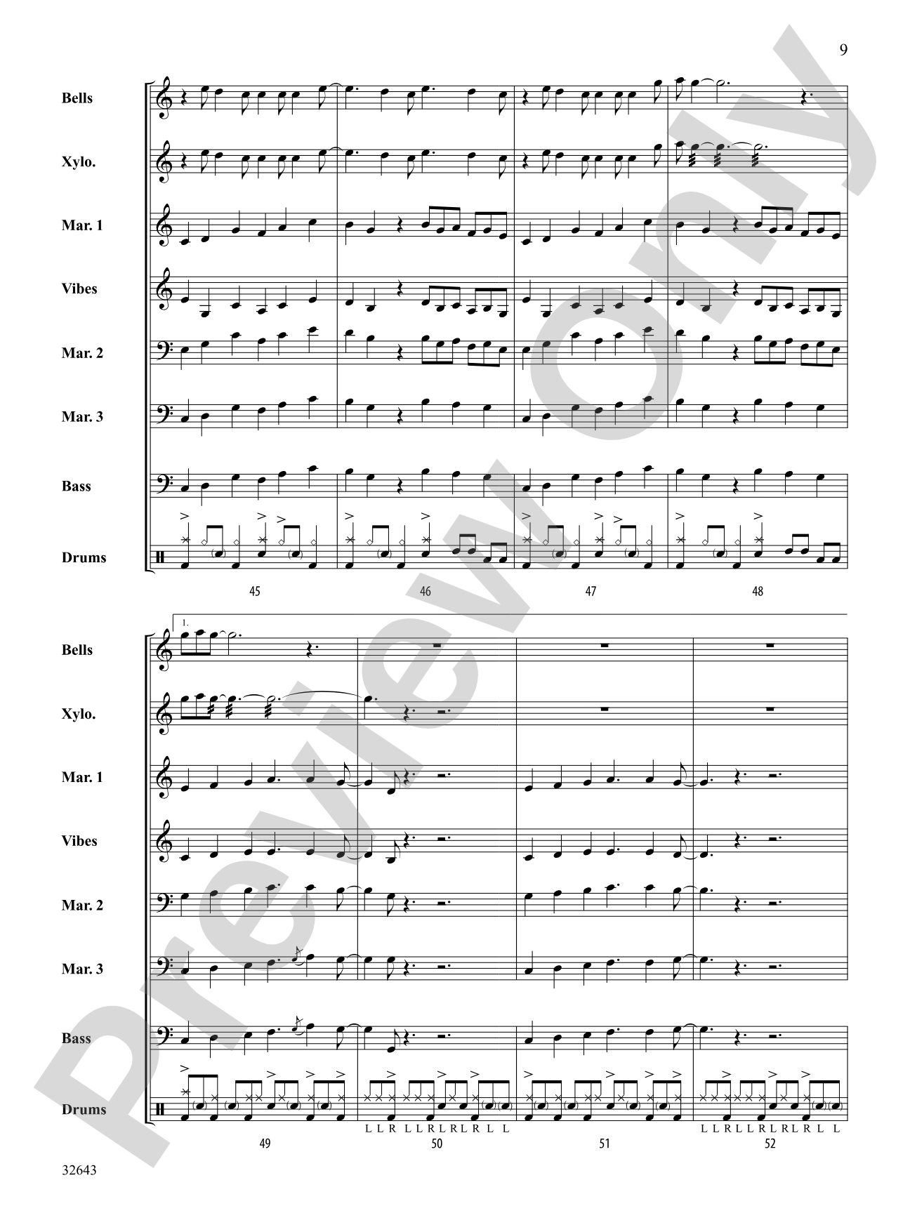 Fool in the Rain: Percussion Ensemble