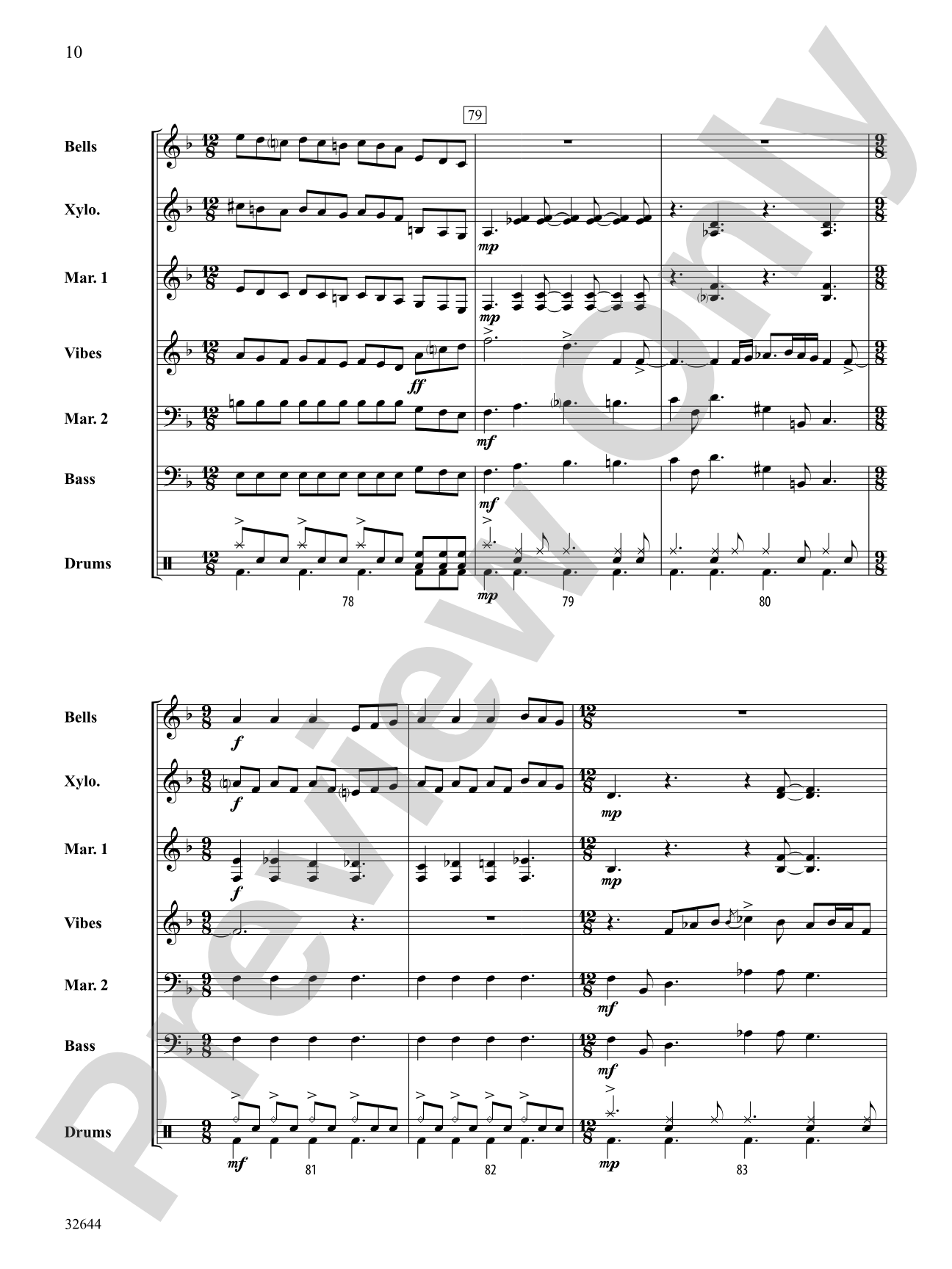 Blue Rondo à la Turk: Percussion Ensemble