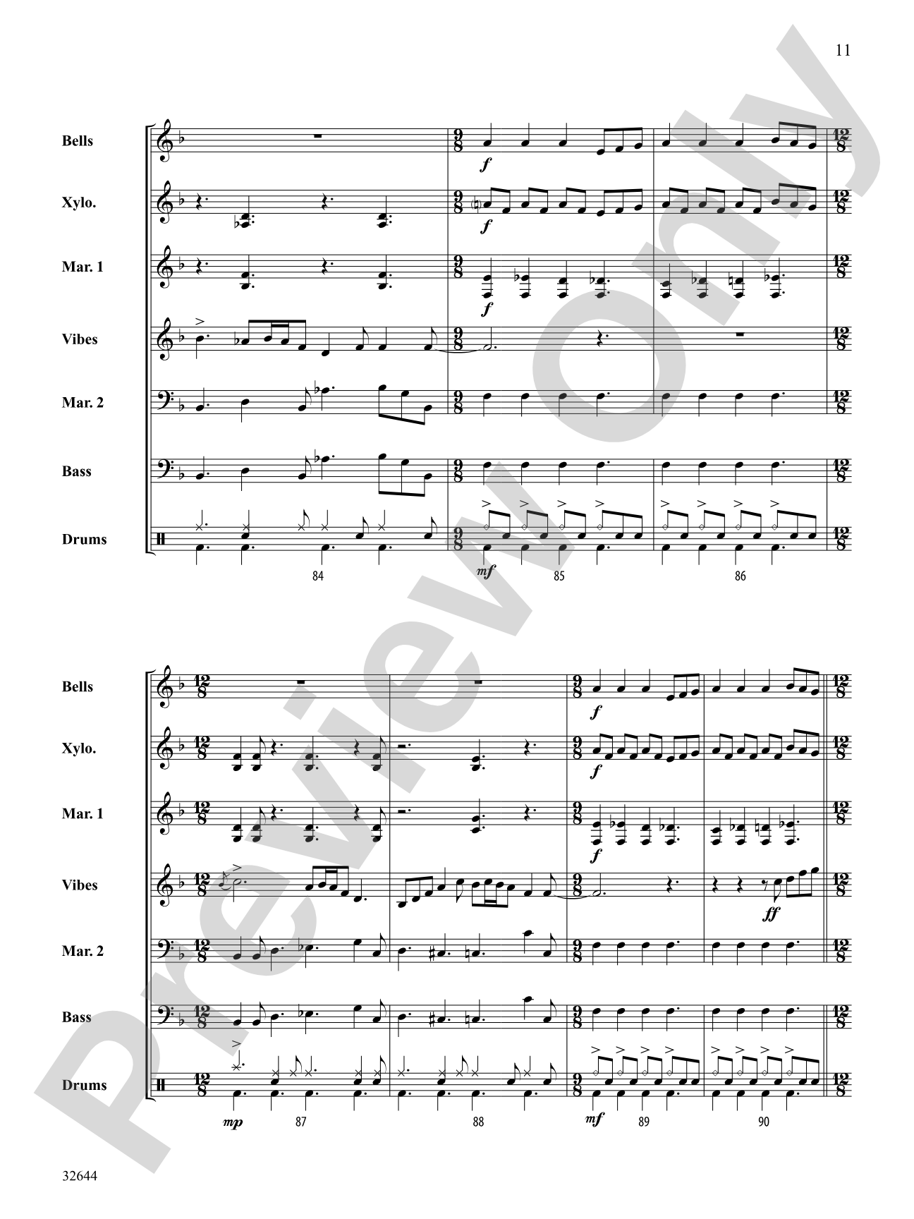 Blue Rondo à la Turk: Percussion Ensemble