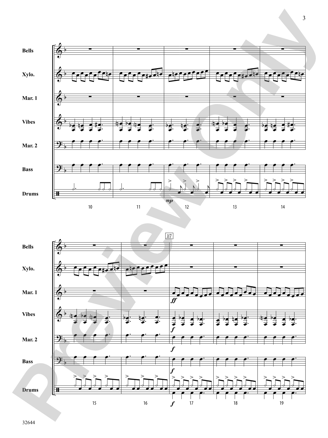 Blue Rondo à la Turk: Percussion Ensemble