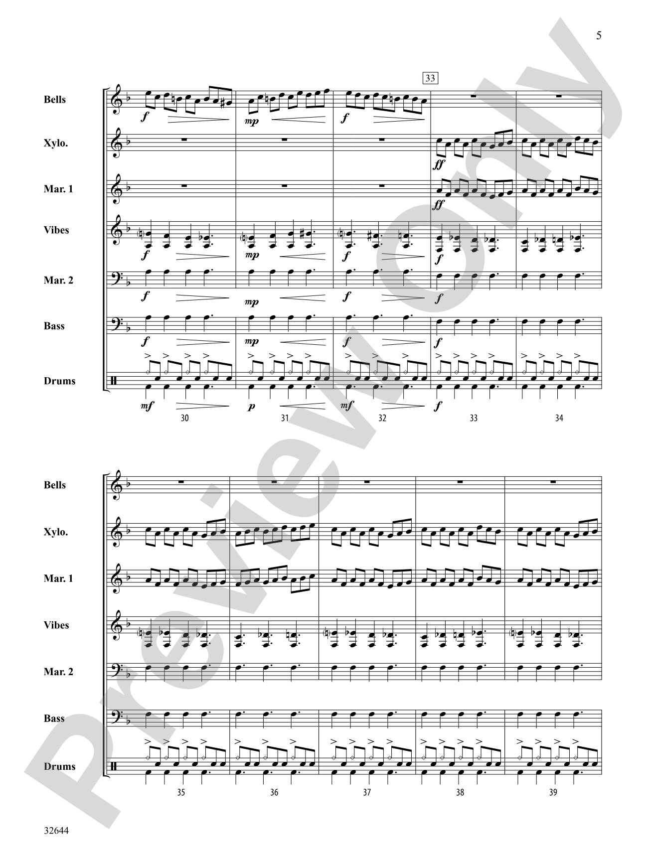 Blue Rondo à la Turk: Percussion Ensemble