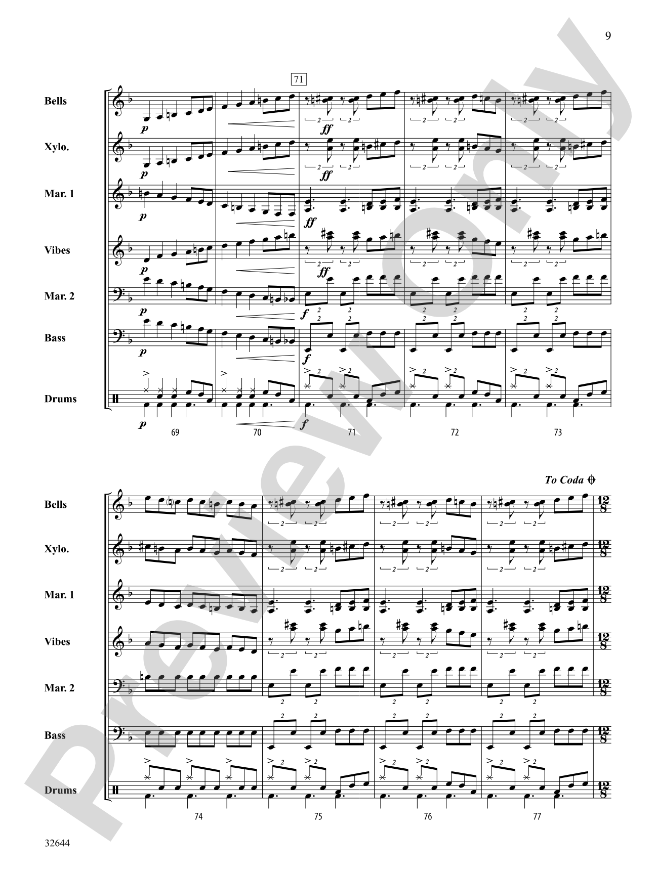 Blue Rondo à la Turk: Percussion Ensemble