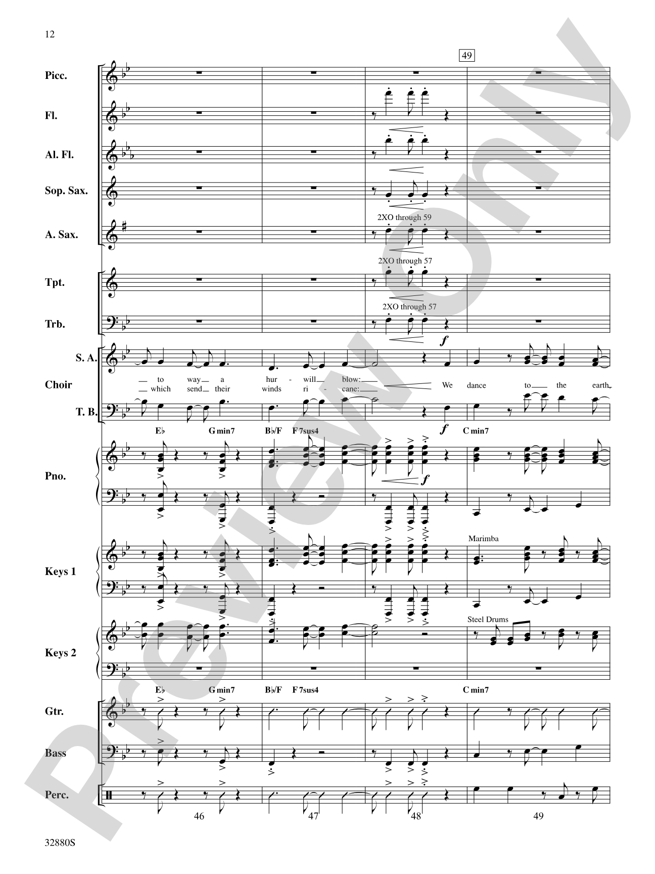 We Dance (from the musical Once on This Island): Choral SoundPax