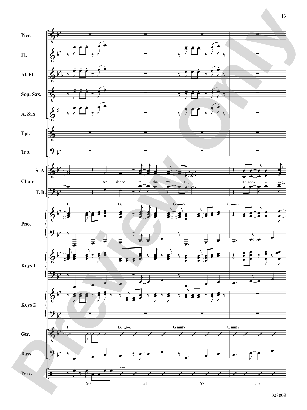 We Dance (from the musical Once on This Island): Choral SoundPax