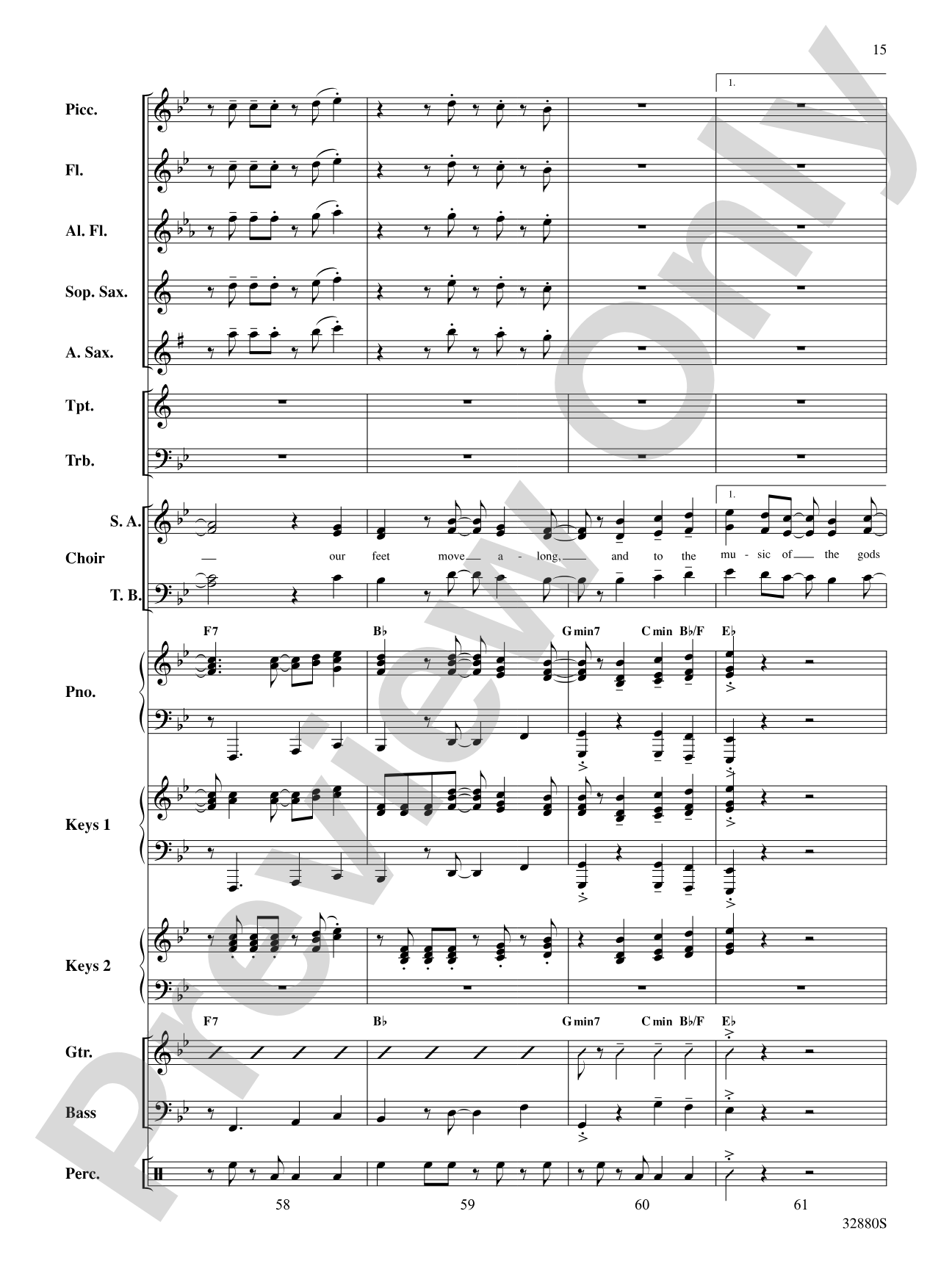 We Dance (from the musical Once on This Island): Choral SoundPax