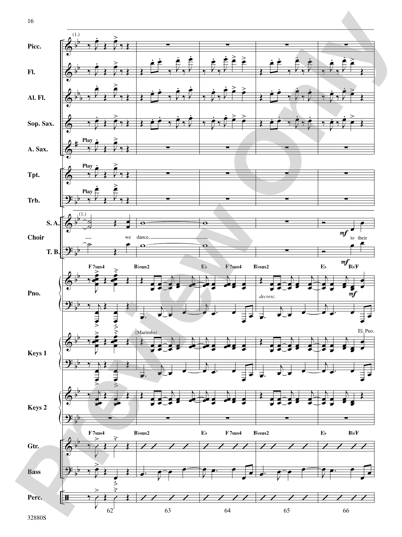 We Dance (from the musical Once on This Island): Choral SoundPax