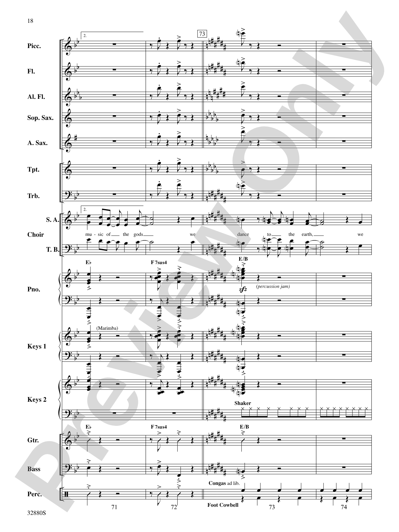 We Dance (from the musical Once on This Island): Choral SoundPax