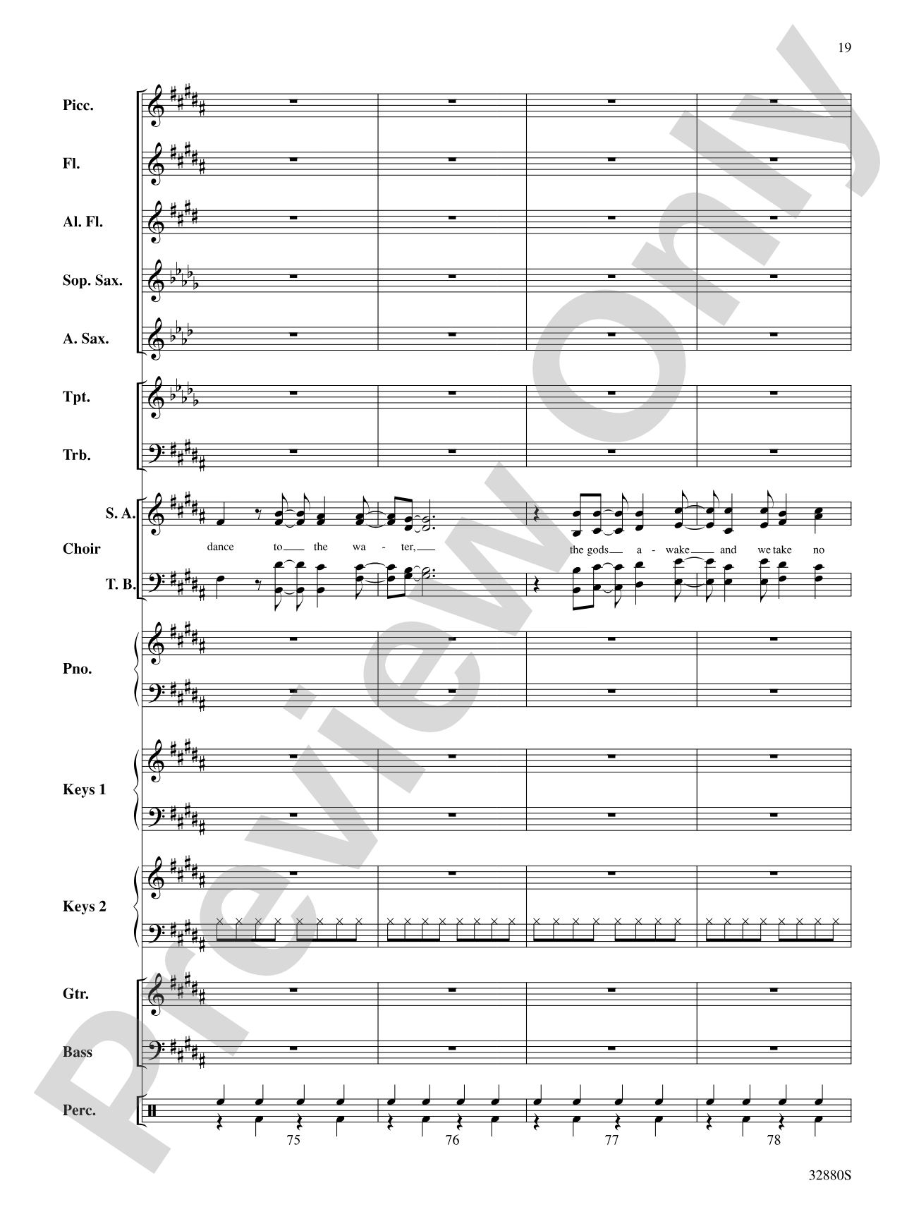 We Dance (from the musical Once on This Island): Choral SoundPax