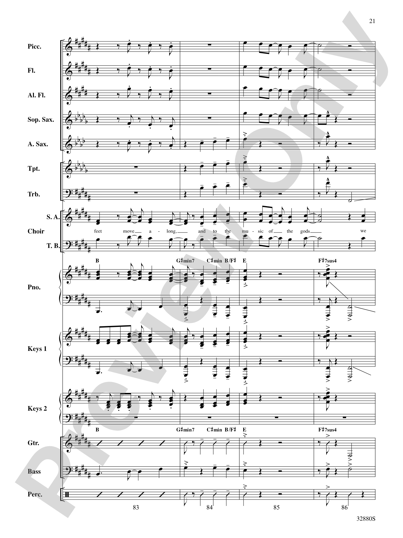 We Dance (from the musical Once on This Island): Choral SoundPax