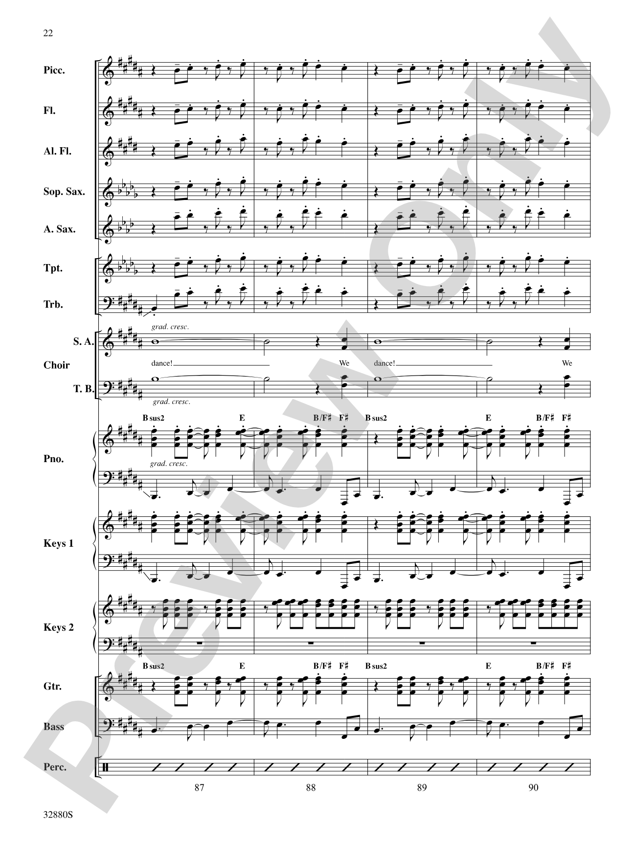 We Dance (from the musical Once on This Island): Choral SoundPax