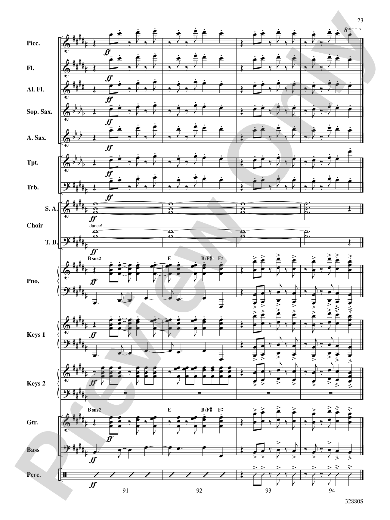 We Dance (from the musical Once on This Island): Choral SoundPax