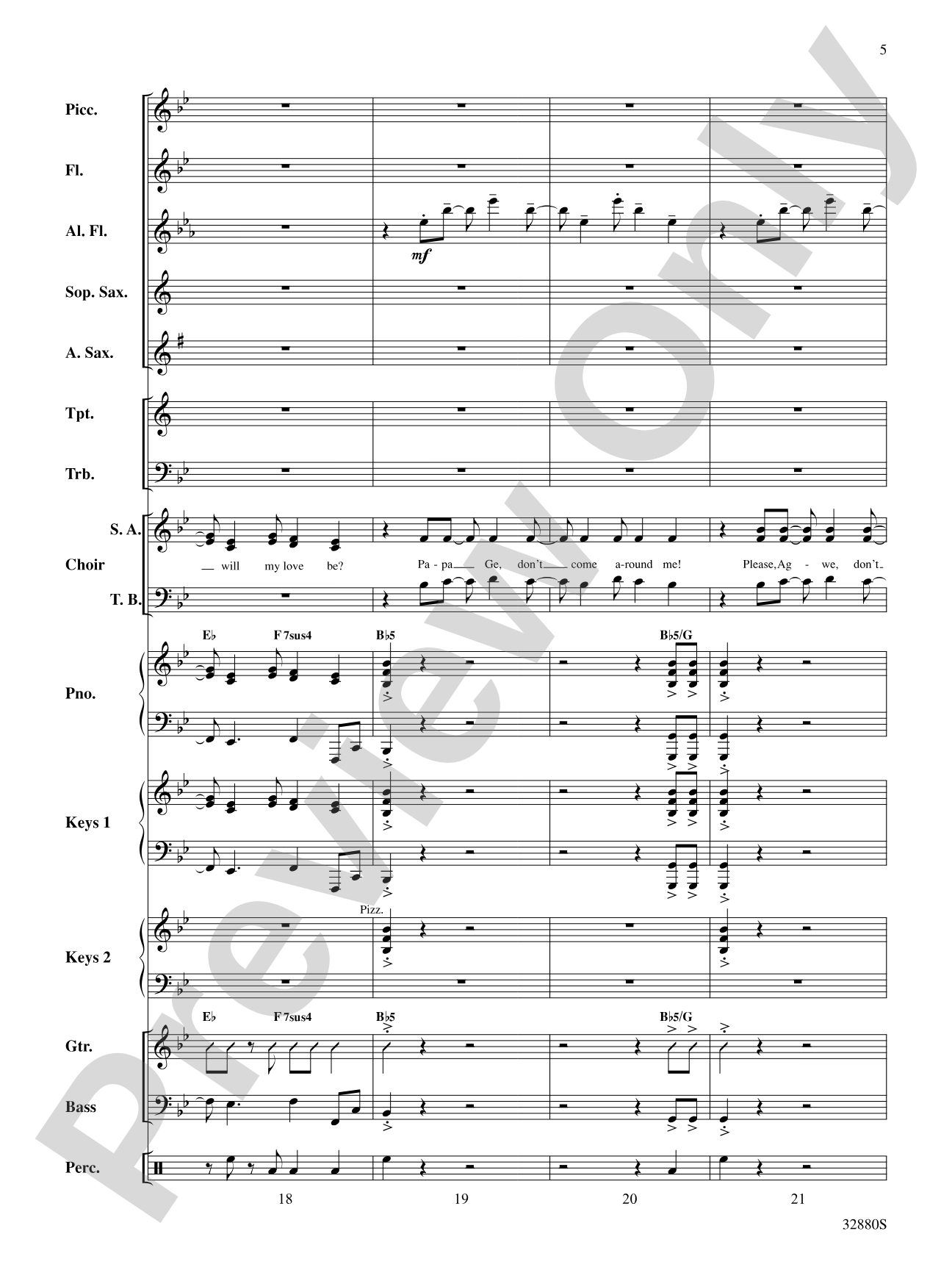 We Dance (from the musical Once on This Island): Choral SoundPax
