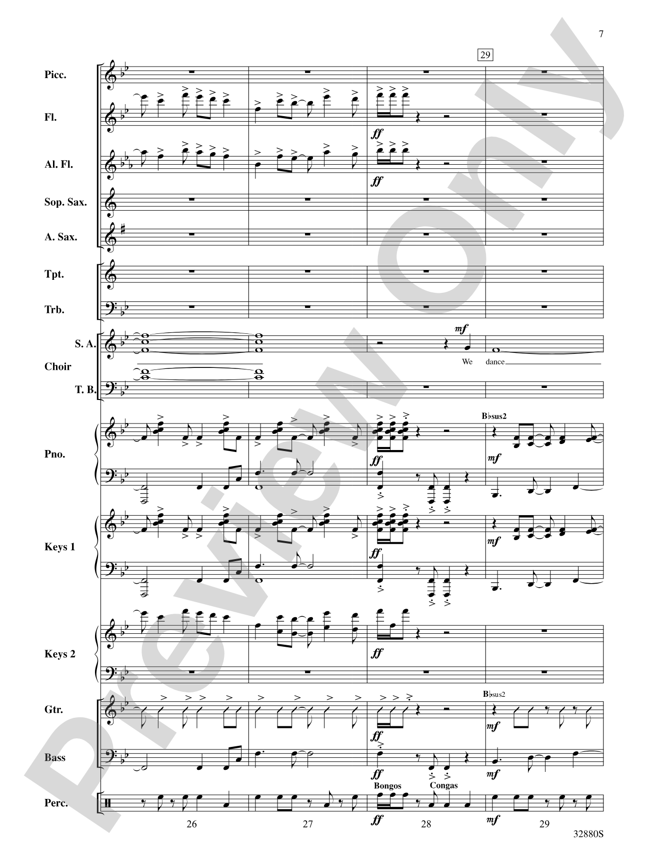 We Dance (from the musical Once on This Island): Choral SoundPax
