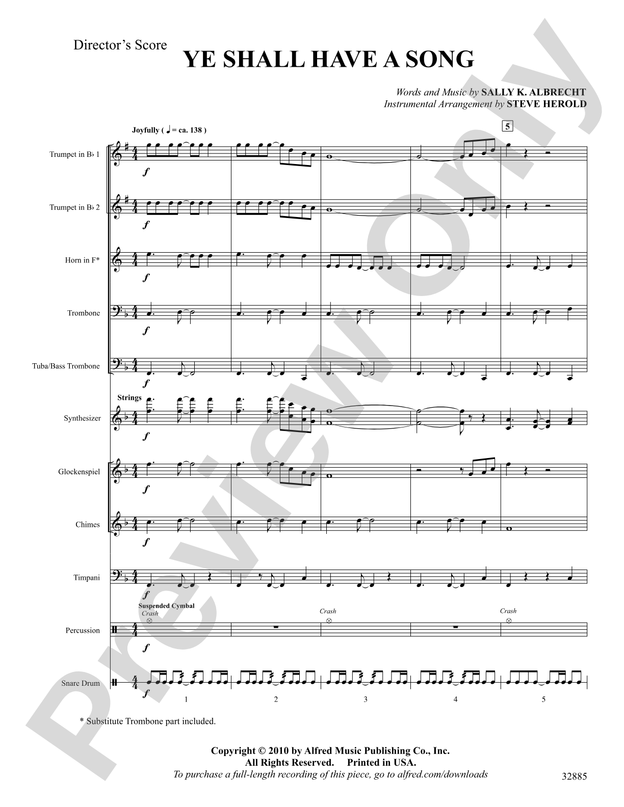 Ye Shall Have a Song: Choral SoundPax