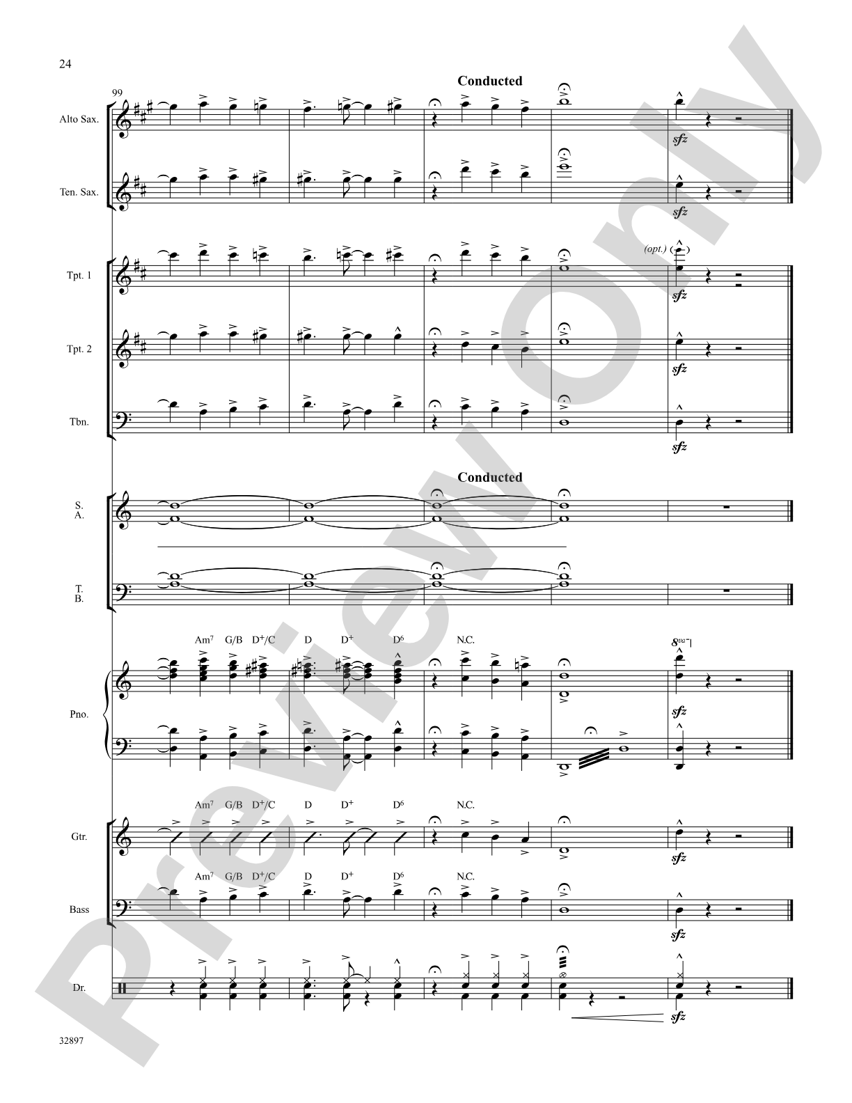 Don't Rain on My Parade (from the musical Funny Girl): Choral SoundPax