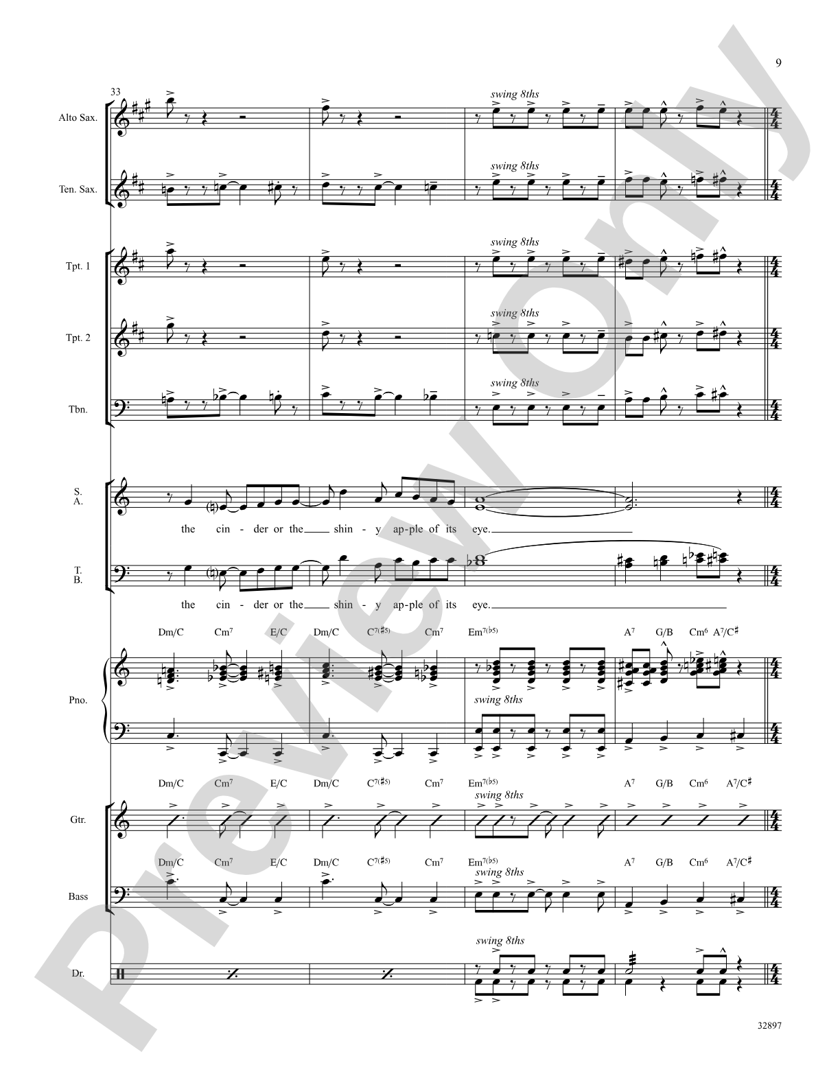 Don't Rain on My Parade (from the musical Funny Girl): Choral SoundPax