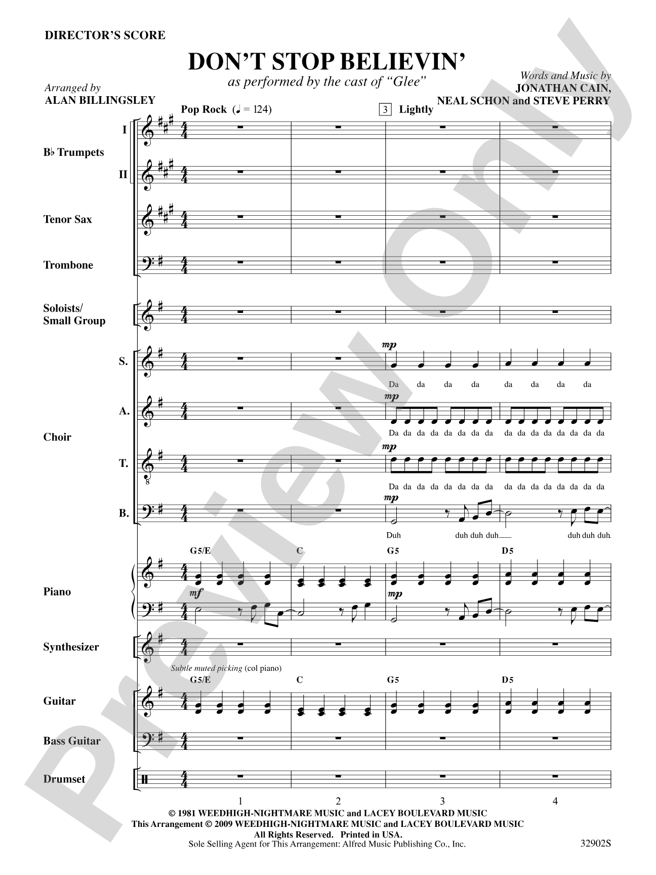 Don't Stop Believin': Choral SoundPax