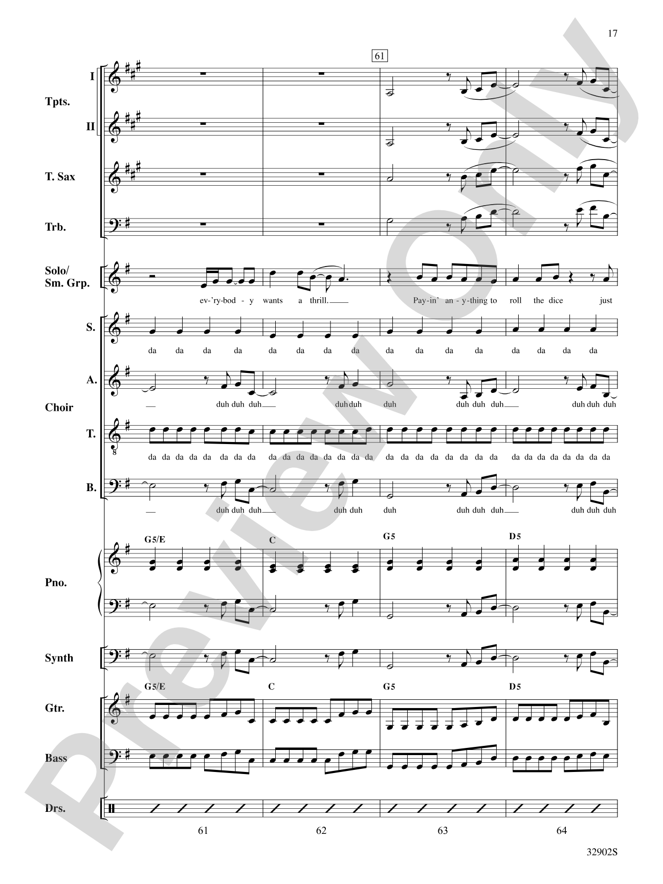 Don't Stop Believin': Choral SoundPax