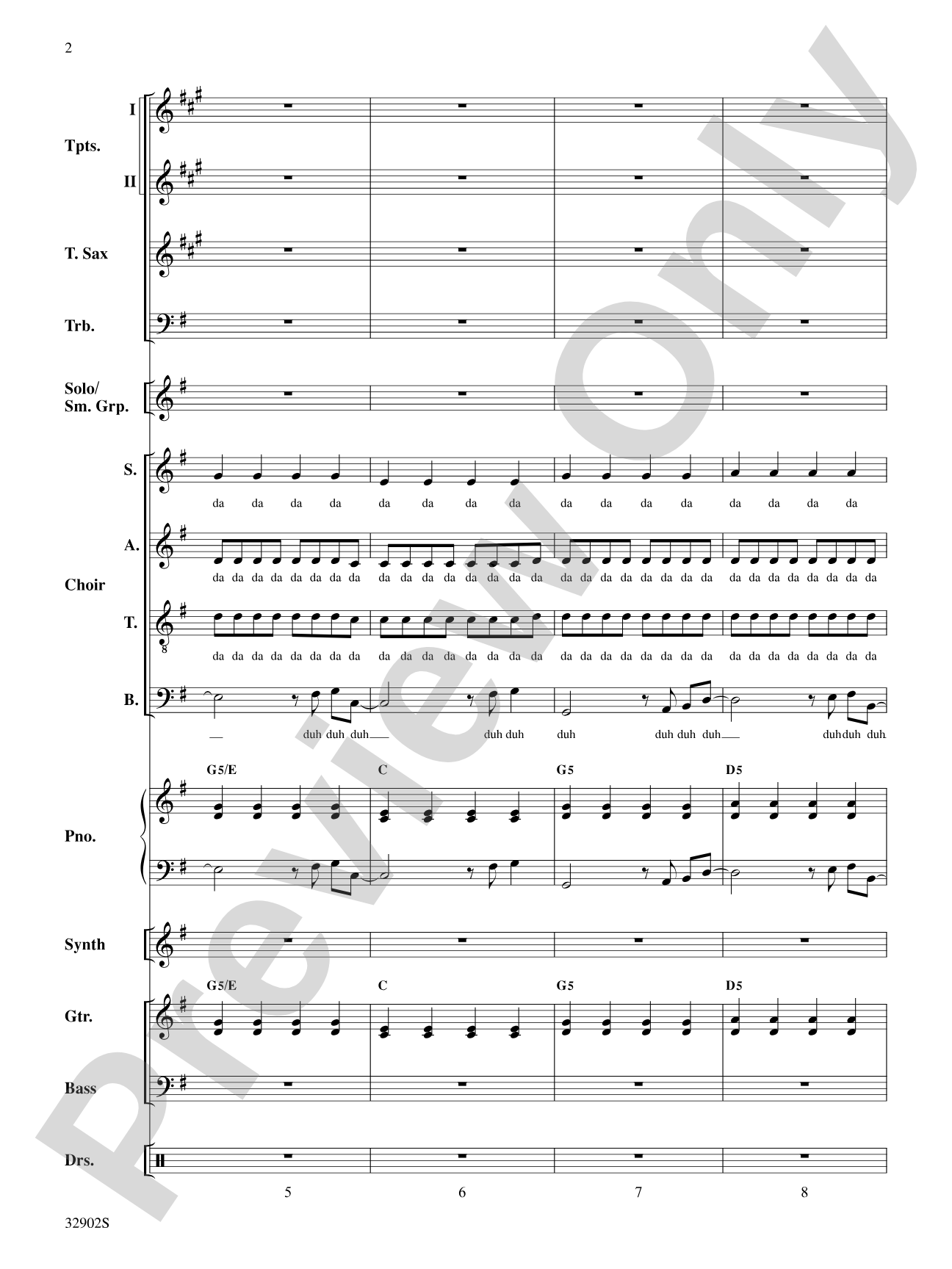 Don't Stop Believin': Choral SoundPax