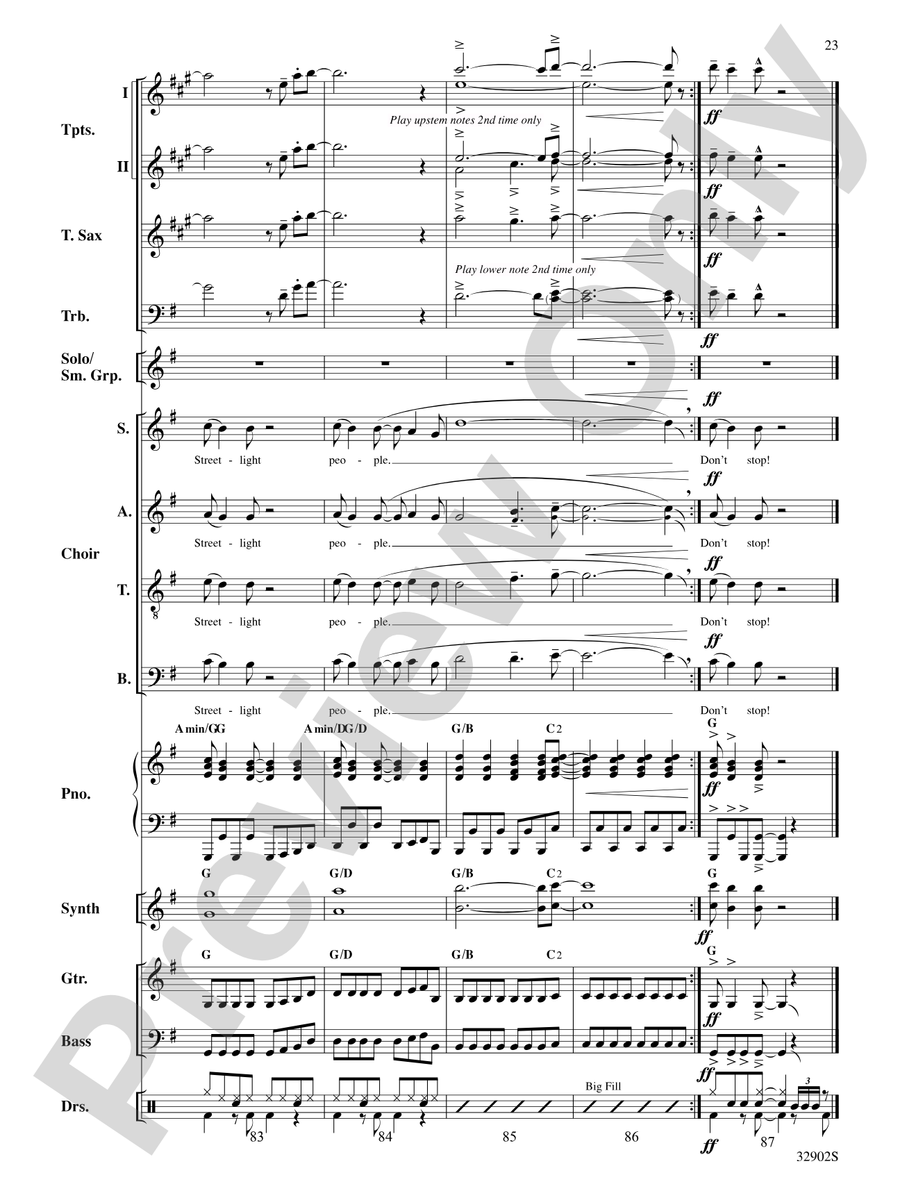 Don't Stop Believin': Choral SoundPax