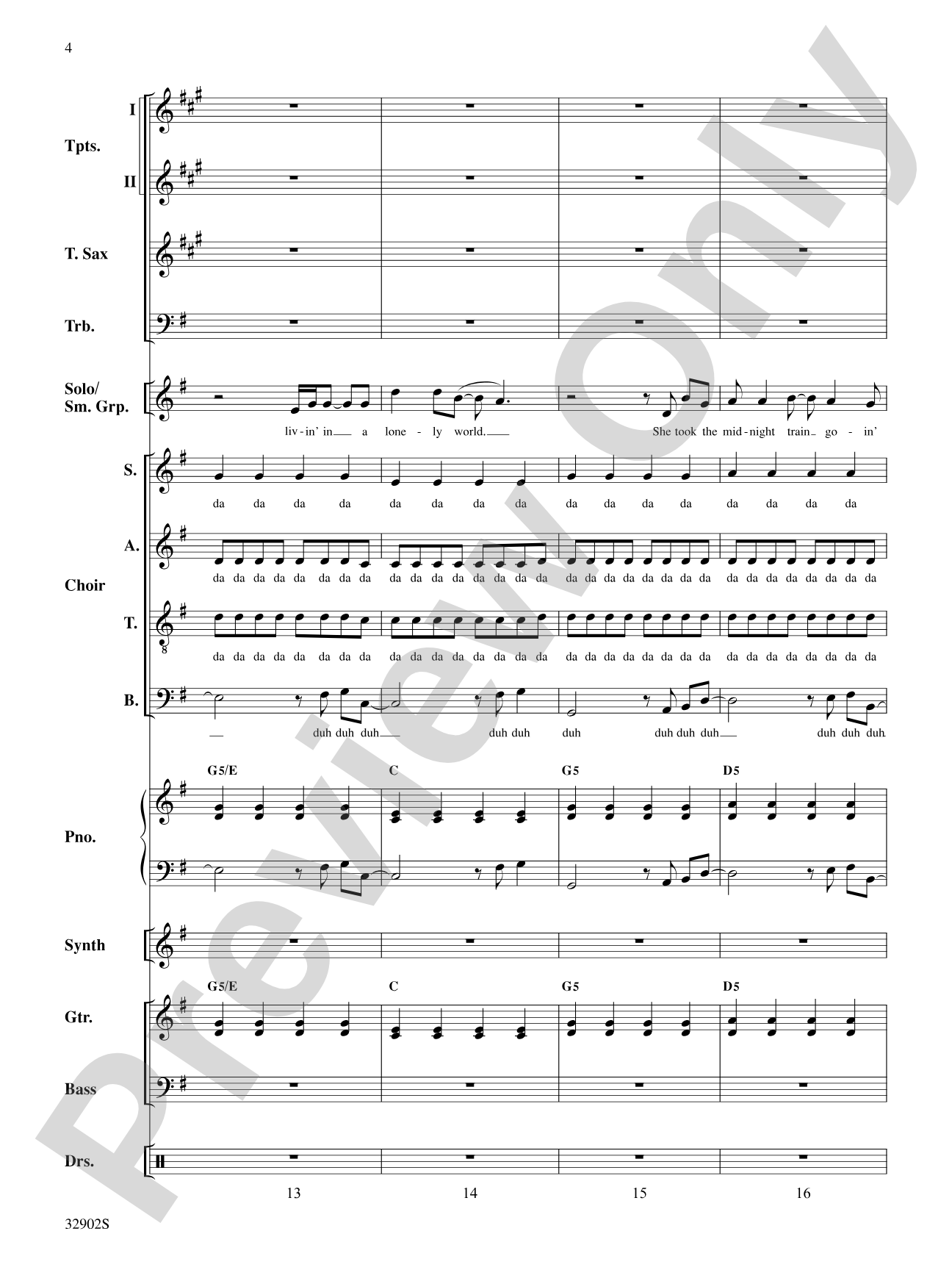 Don't Stop Believin': Choral SoundPax