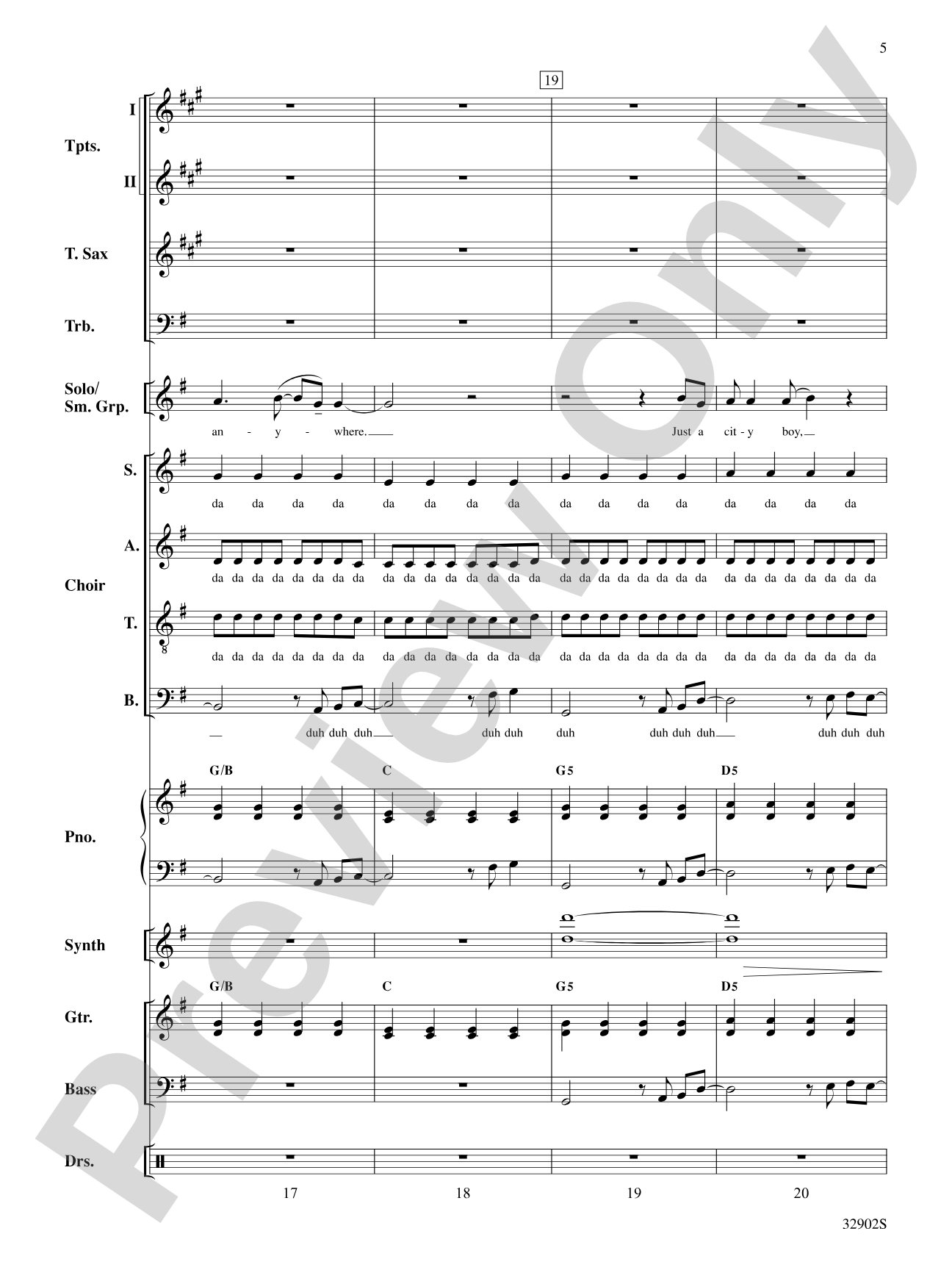 Don't Stop Believin': Choral SoundPax