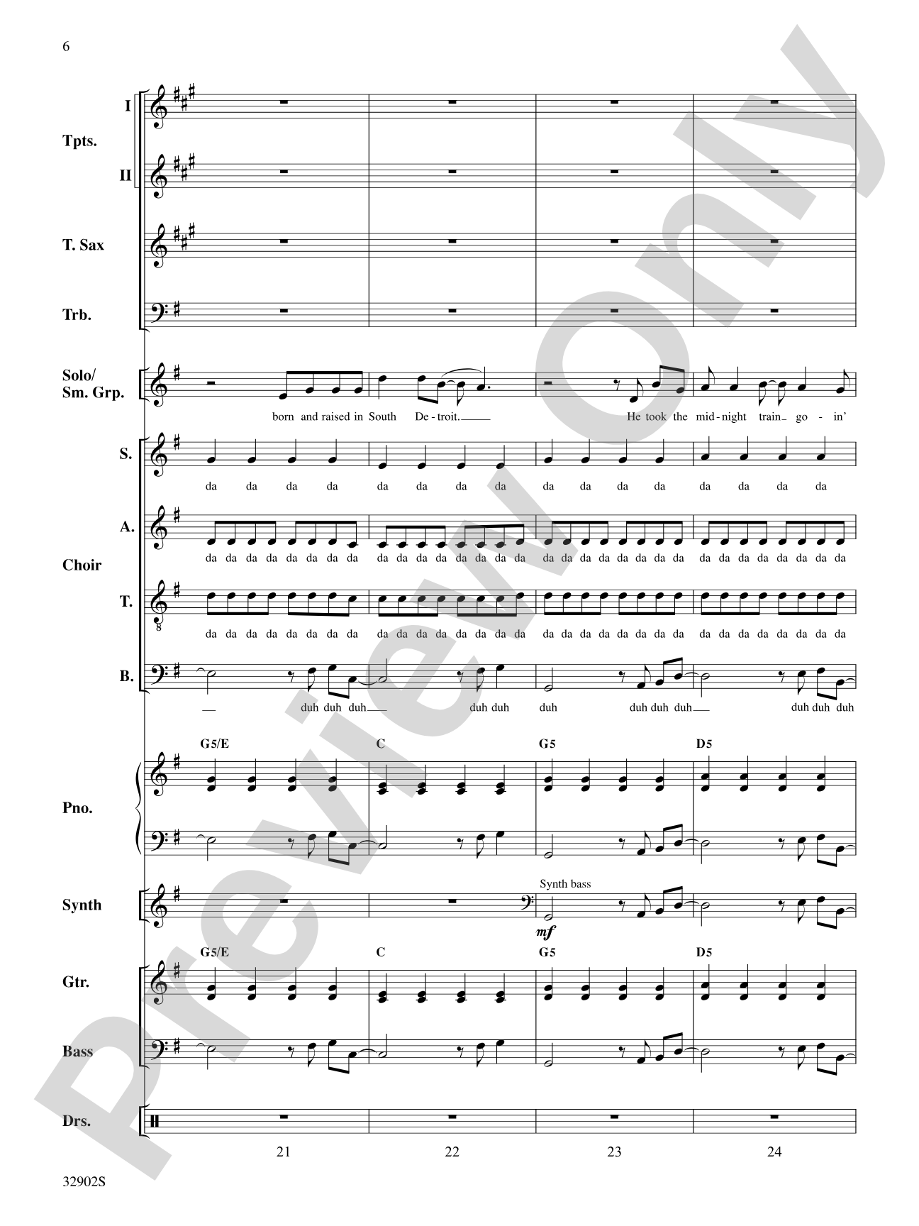 Don't Stop Believin': Choral SoundPax