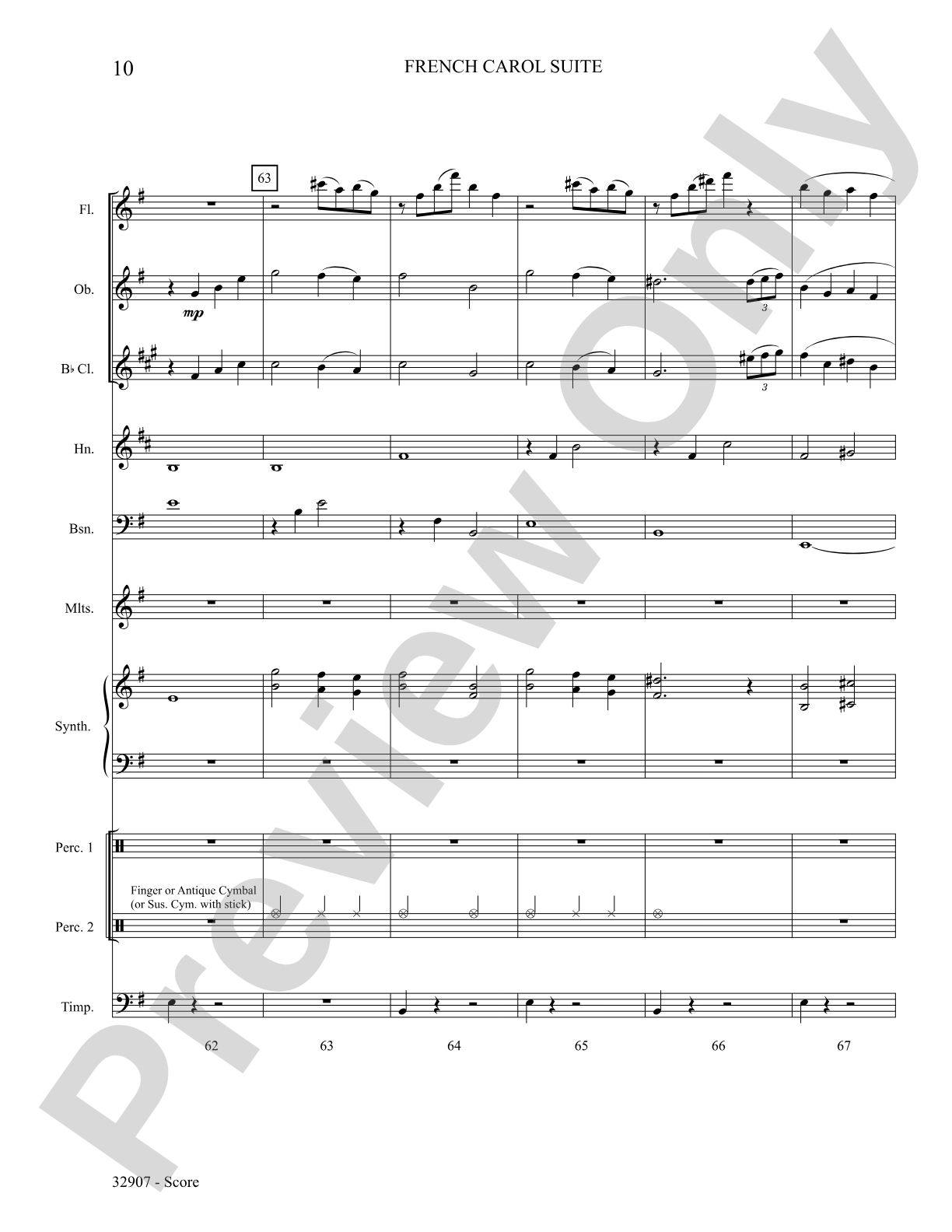 A French Carol Suite: Choral SoundPax