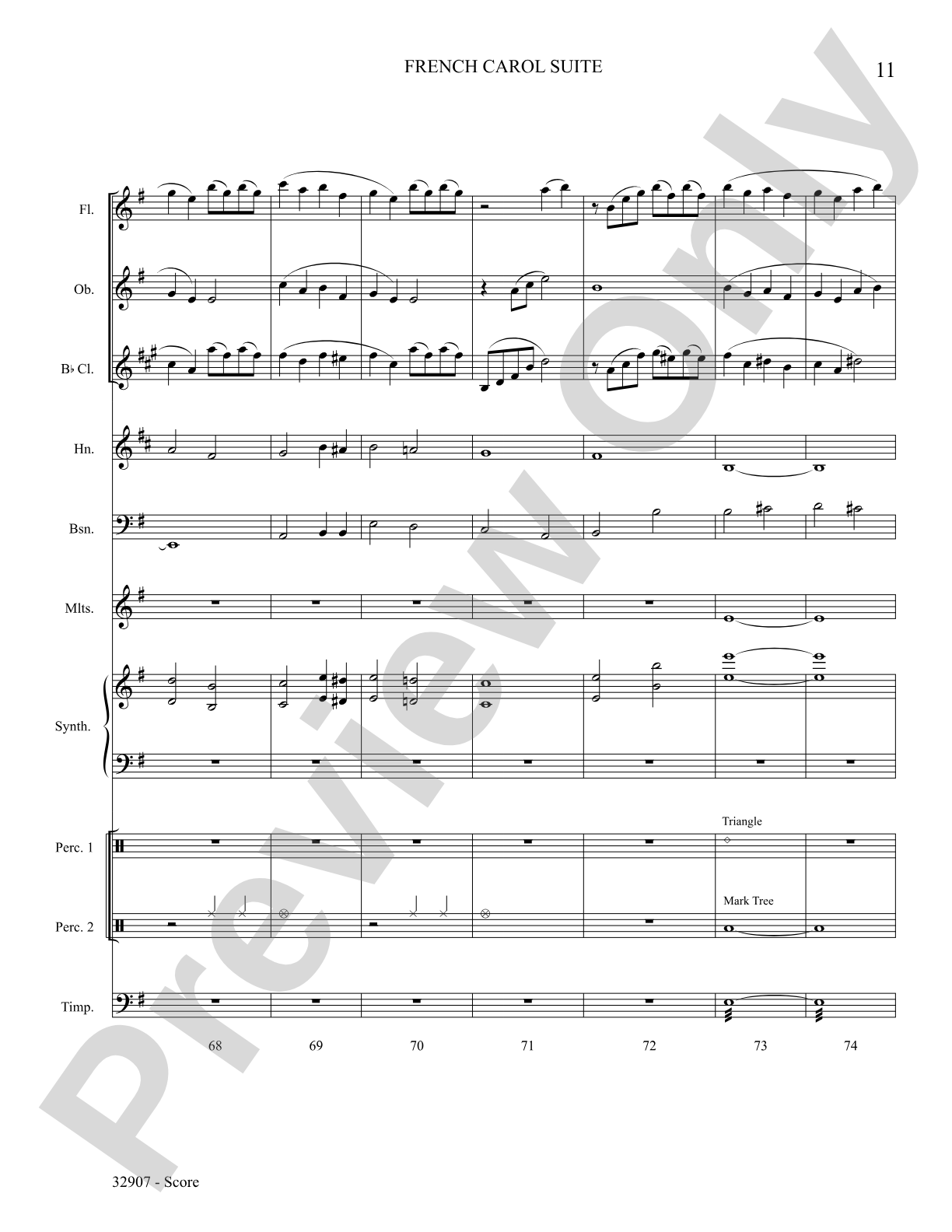 A French Carol Suite: Choral SoundPax