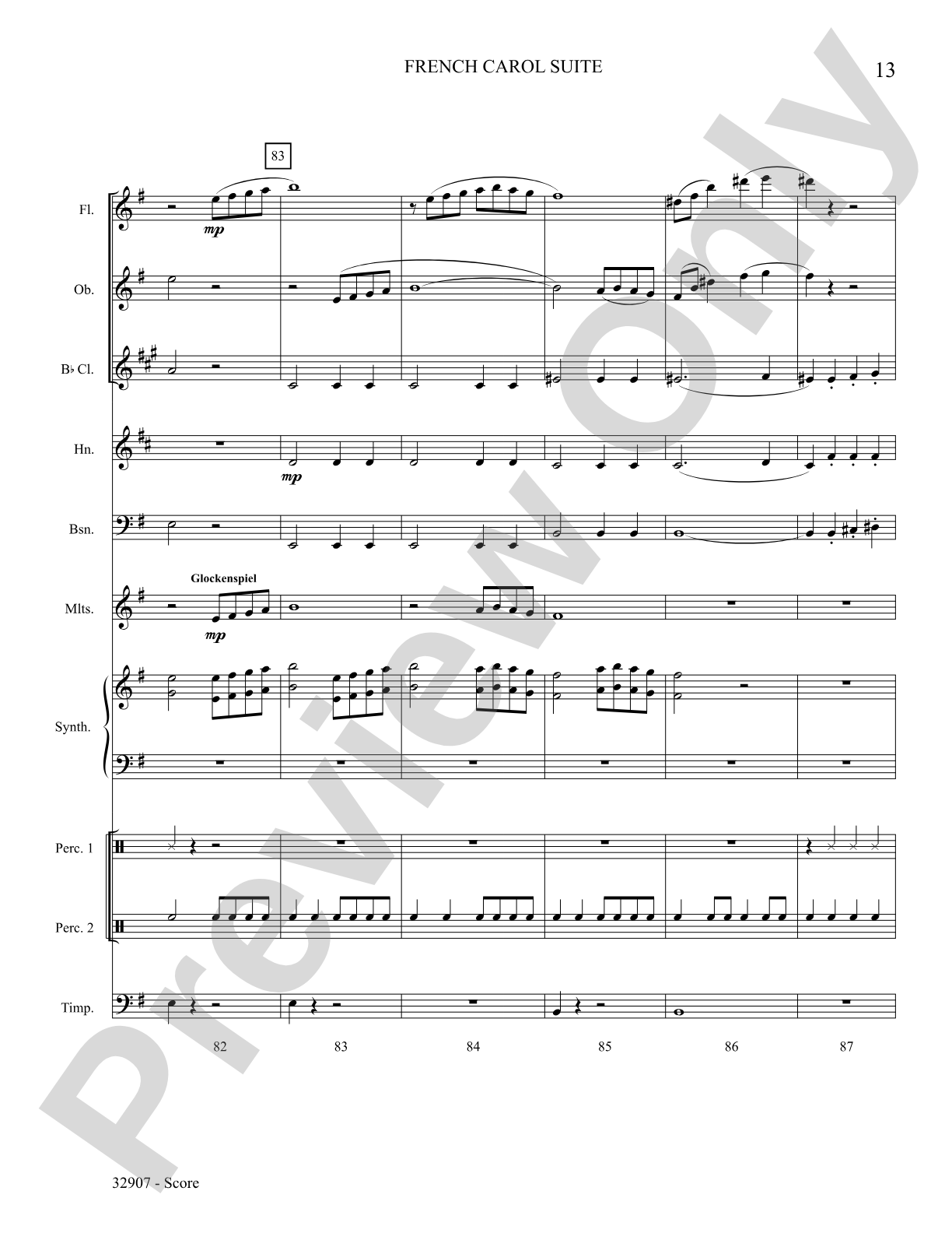 A French Carol Suite: Choral SoundPax