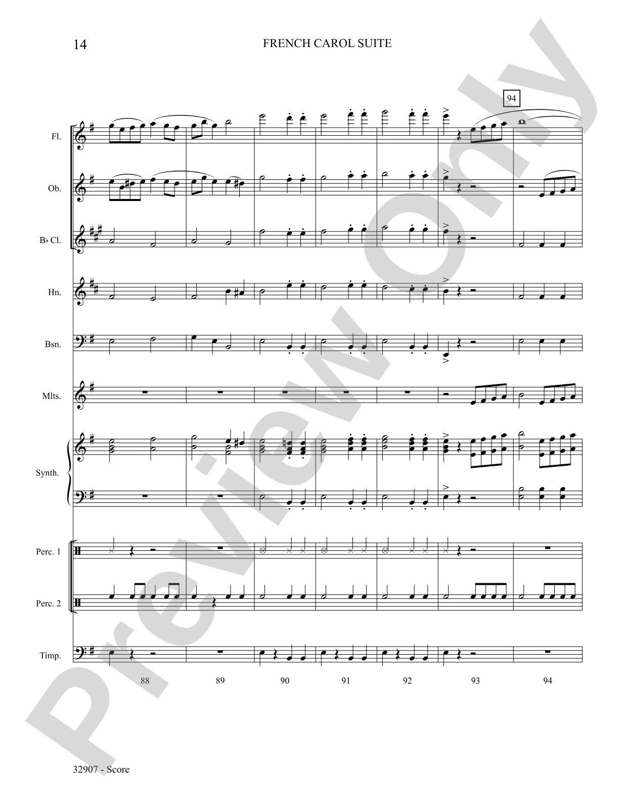 A French Carol Suite: Choral SoundPax