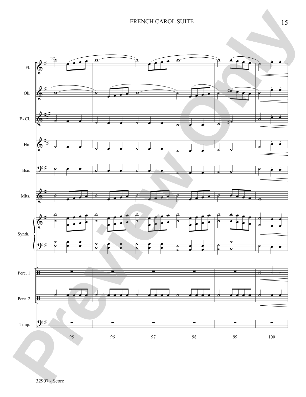 A French Carol Suite: Choral SoundPax