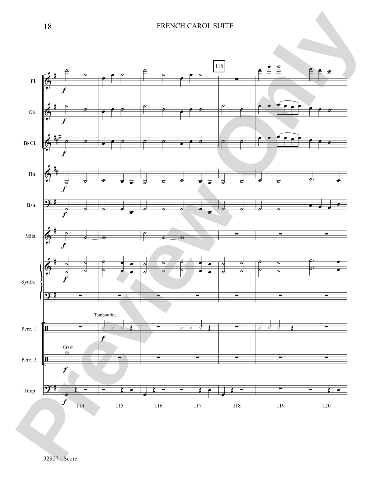 A French Carol Suite: Choral SoundPax