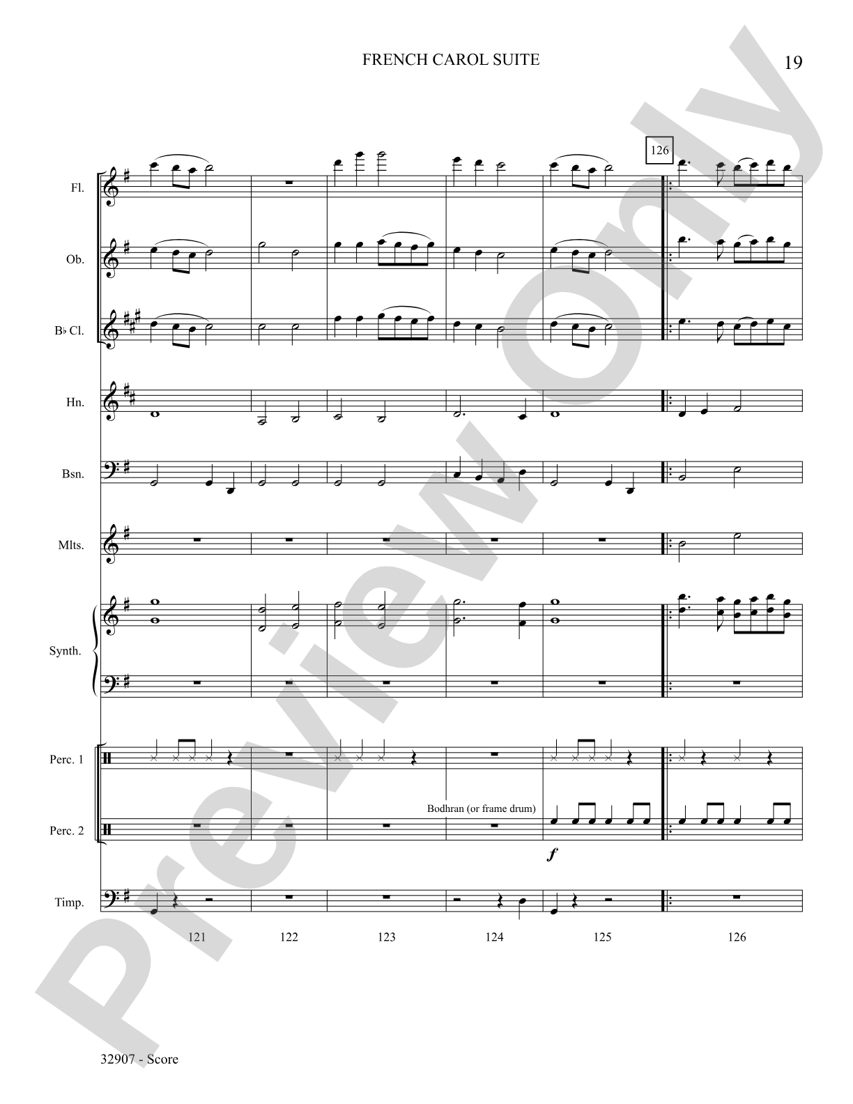 A French Carol Suite: Choral SoundPax