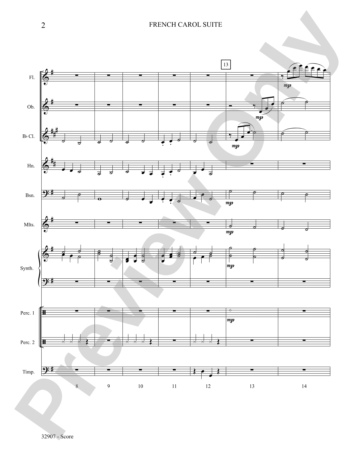 A French Carol Suite: Choral SoundPax