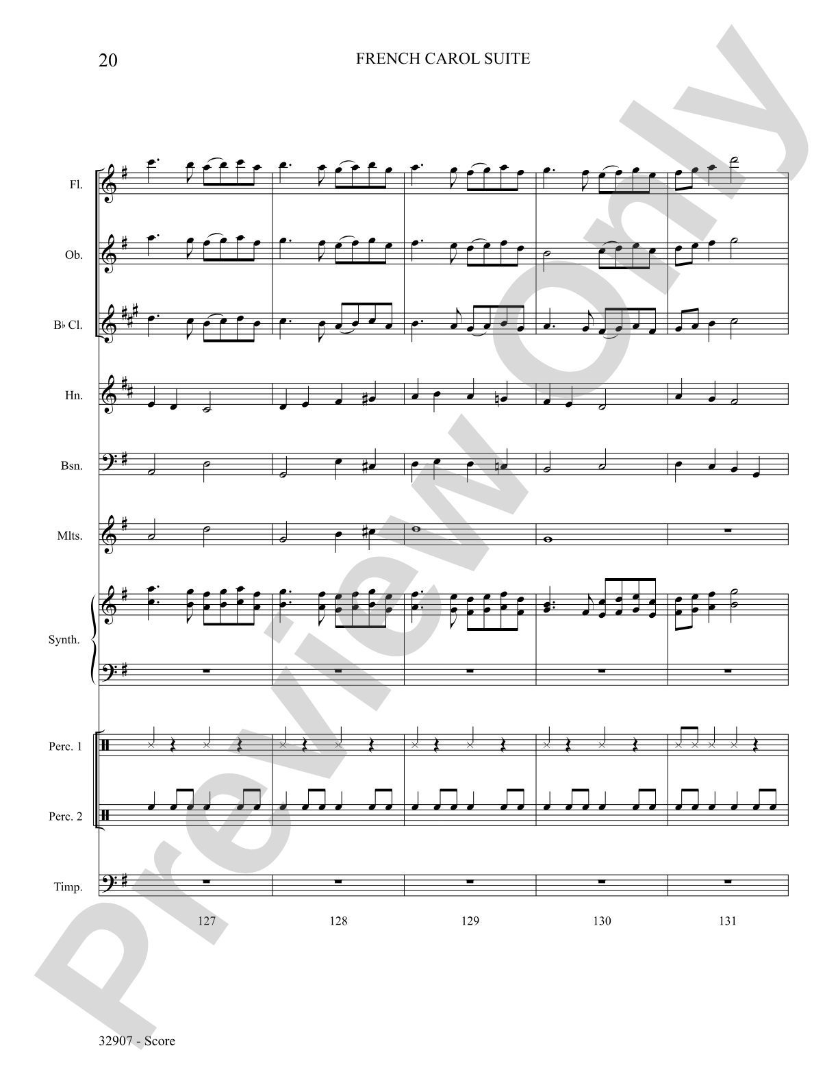 A French Carol Suite: Choral SoundPax