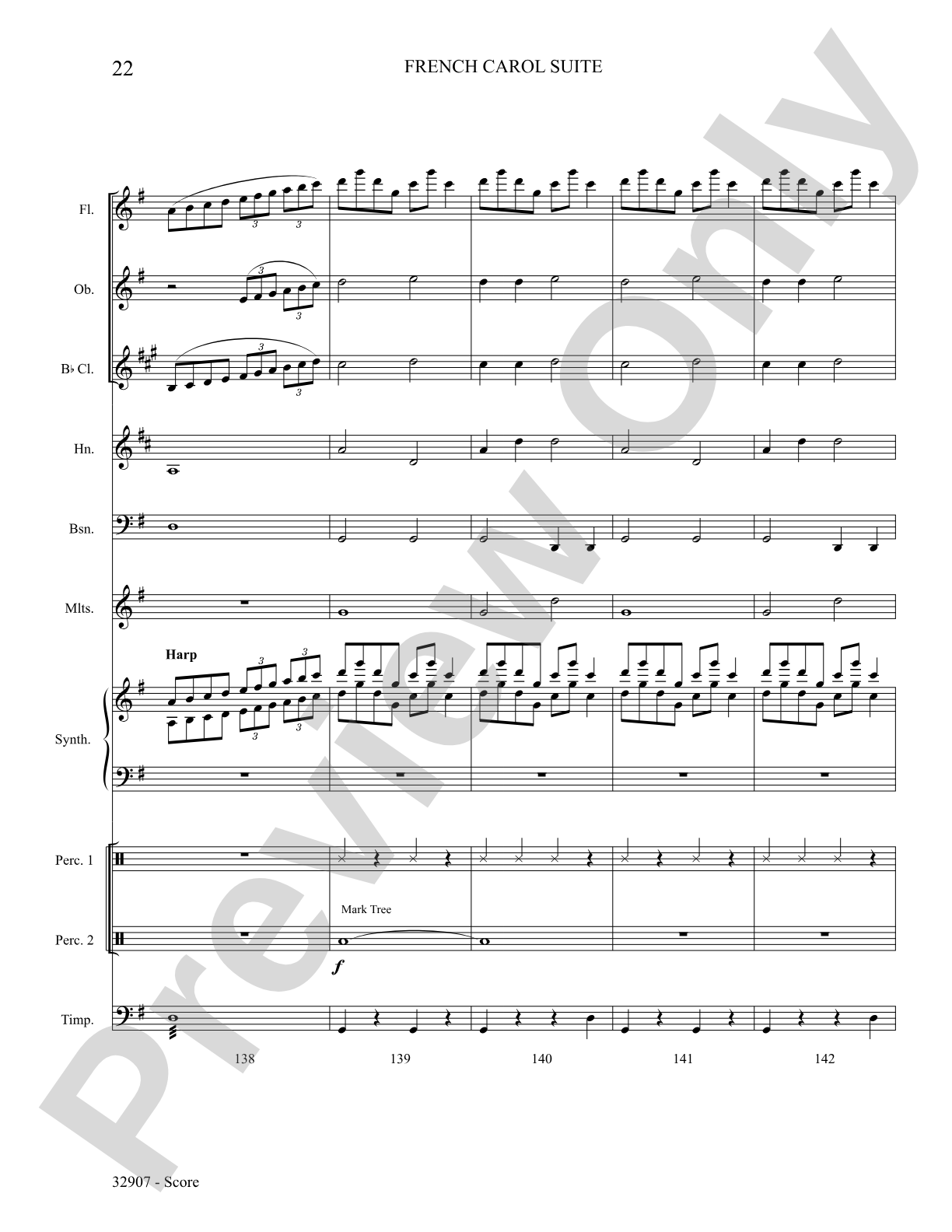 A French Carol Suite: Choral SoundPax