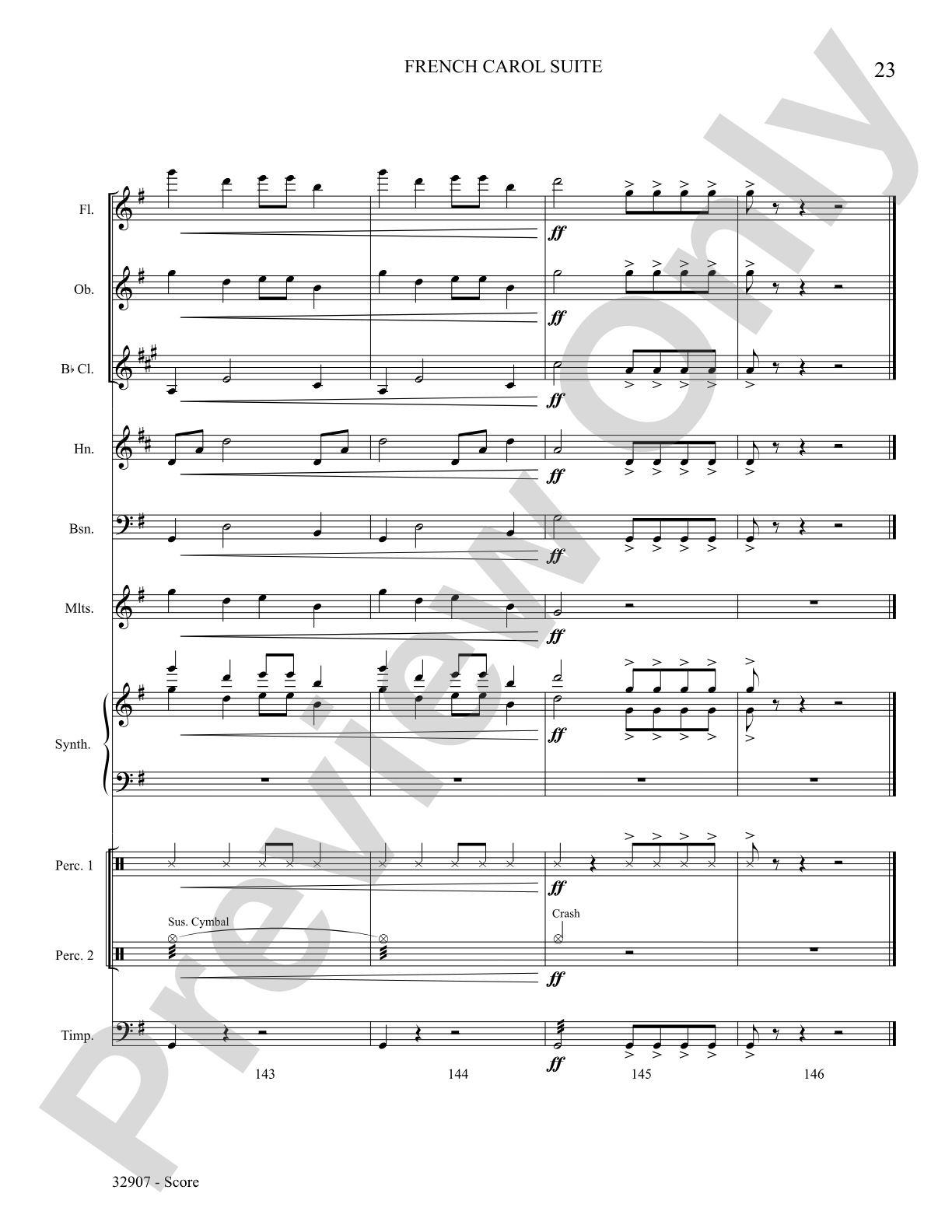 A French Carol Suite: Choral SoundPax