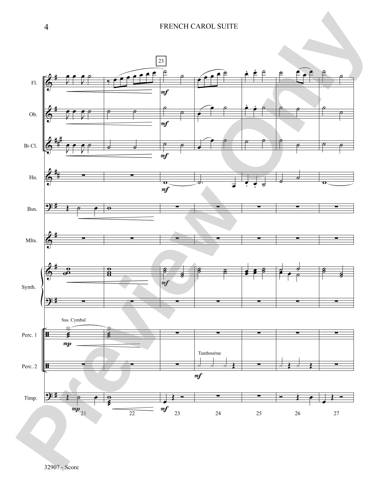 A French Carol Suite: Choral SoundPax