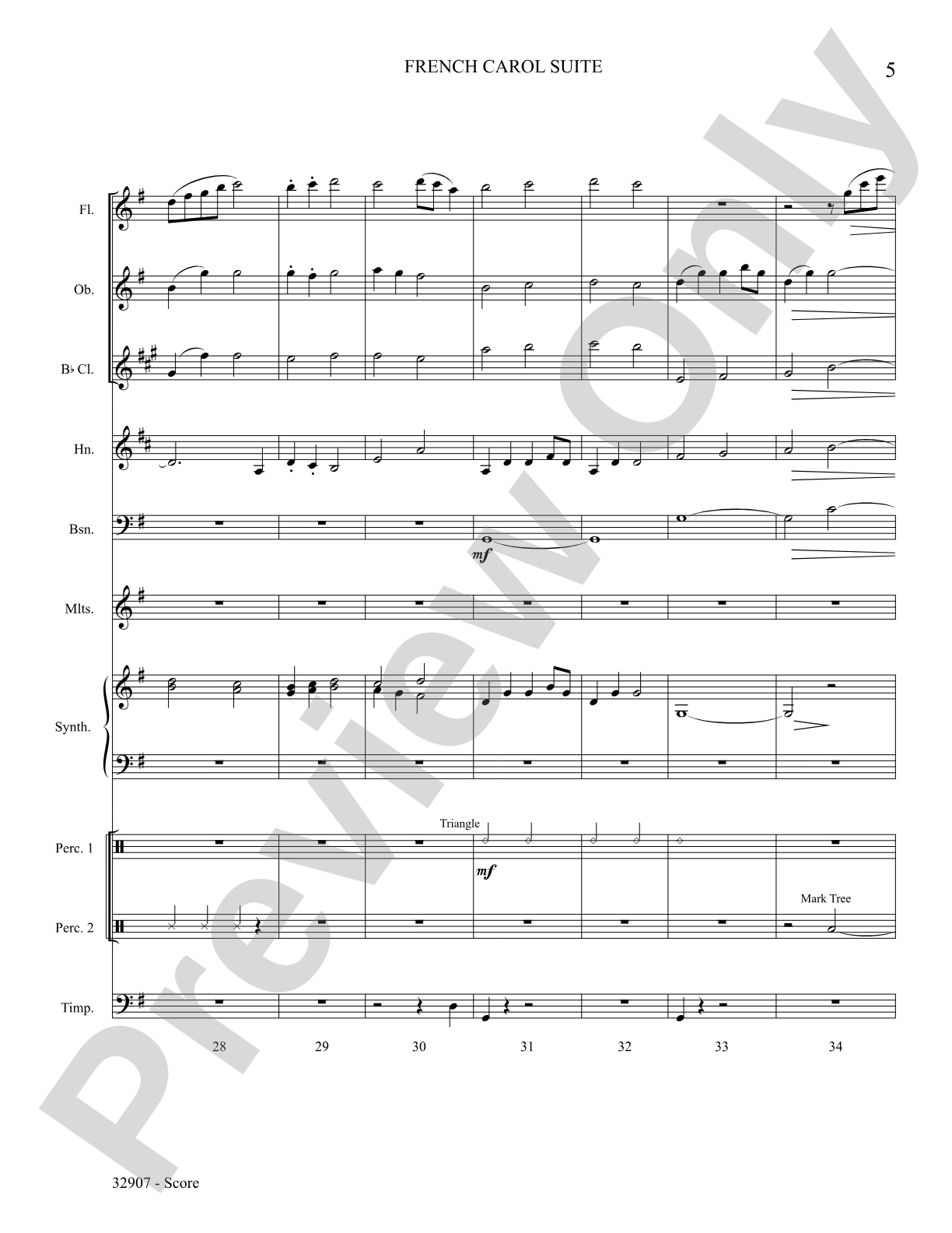 A French Carol Suite: Choral SoundPax
