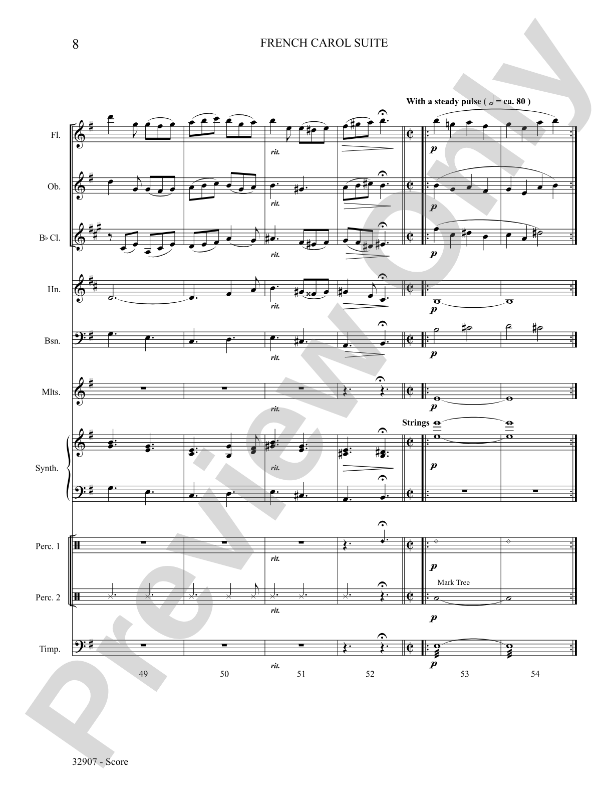 A French Carol Suite: Choral SoundPax