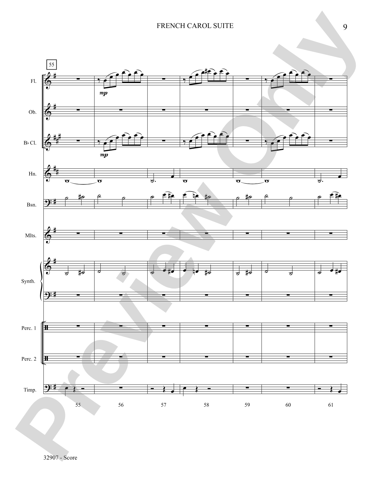 A French Carol Suite: Choral SoundPax
