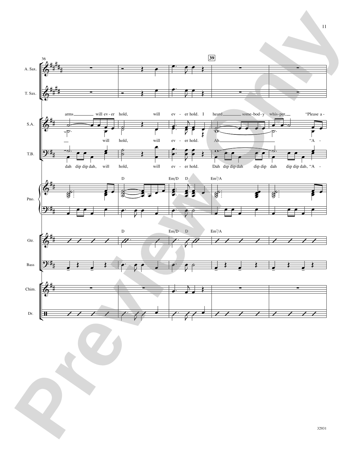 Blue Moon: Choral SoundPax