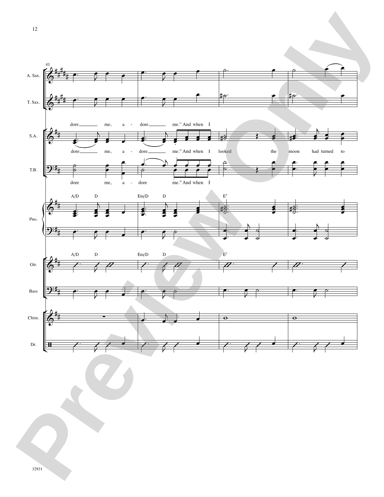 Blue Moon: Choral SoundPax