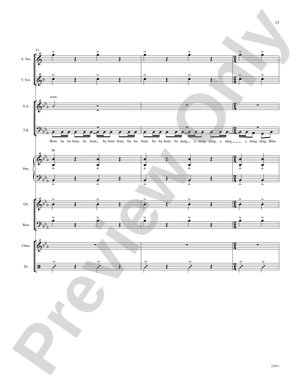 Blue Moon: Choral SoundPax